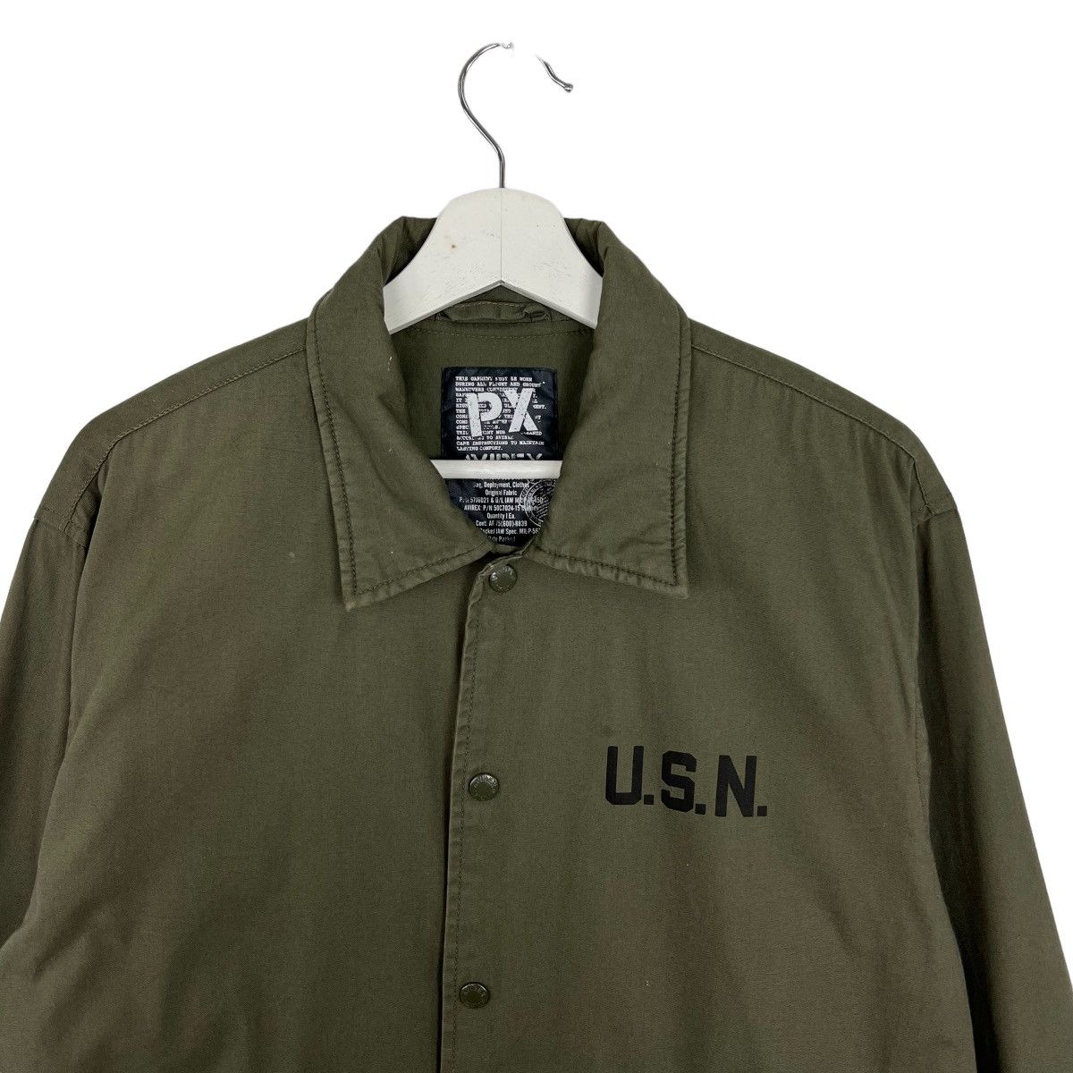 Avirex 🔥 VINTAGE AVIREX USN JACKET Size US L / EU 52-54 / 3 - 3 Thumbnail