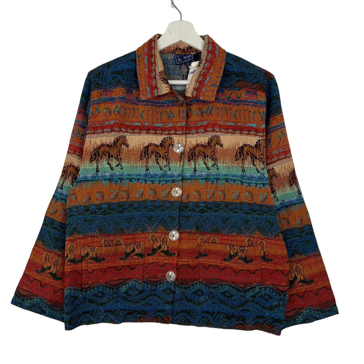 NATIVE INDIGO BY JANE ASHLEY JACKET