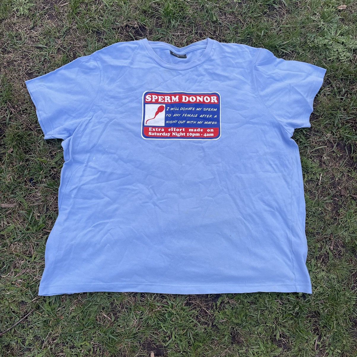 Vintage Vintage Y2K Sun Faded Graphic Tee Streetwear Skate Blue XL Size US XL / EU 56 / 4 - 2 Thumbnail