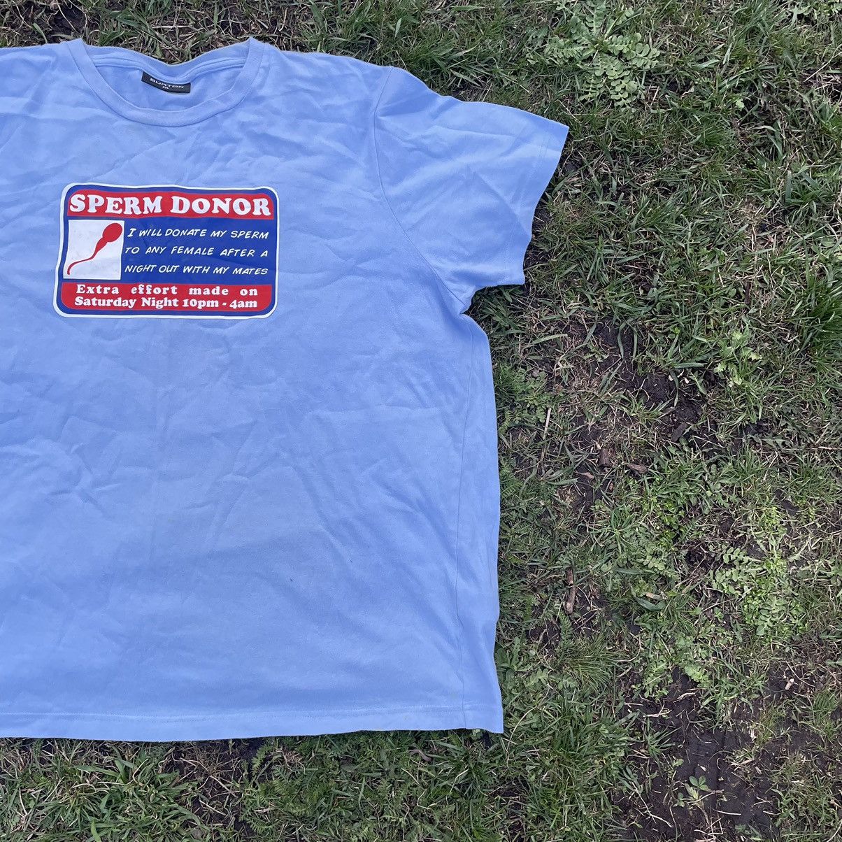 Vintage Vintage Y2K Sun Faded Graphic Tee Streetwear Skate Blue XL Size US XL / EU 56 / 4 - 3 Thumbnail