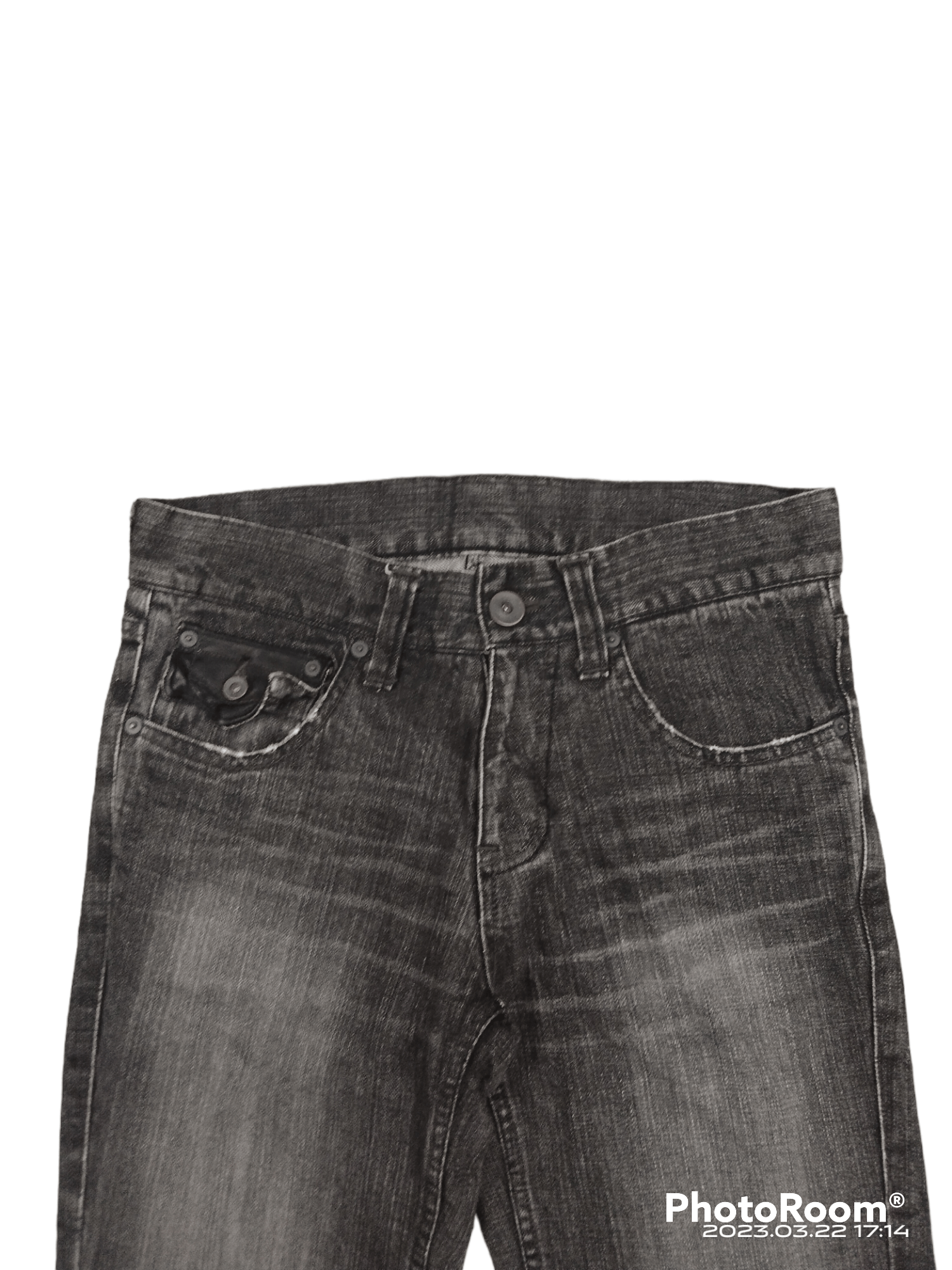 Japanese Brand FLARE TWIST SUPER SICK TAKAIQ.COM JAPAN DENIM PANTS Size US 29 - 3 Thumbnail