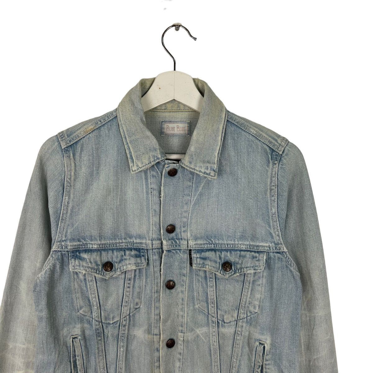Blue Blue Japan 🔥 VINTAGE BLUE BLUE JAPAN DYED INDIGO TRUCKER JACKET Size US M / EU 48-50 / 2 - 3 Thumbnail