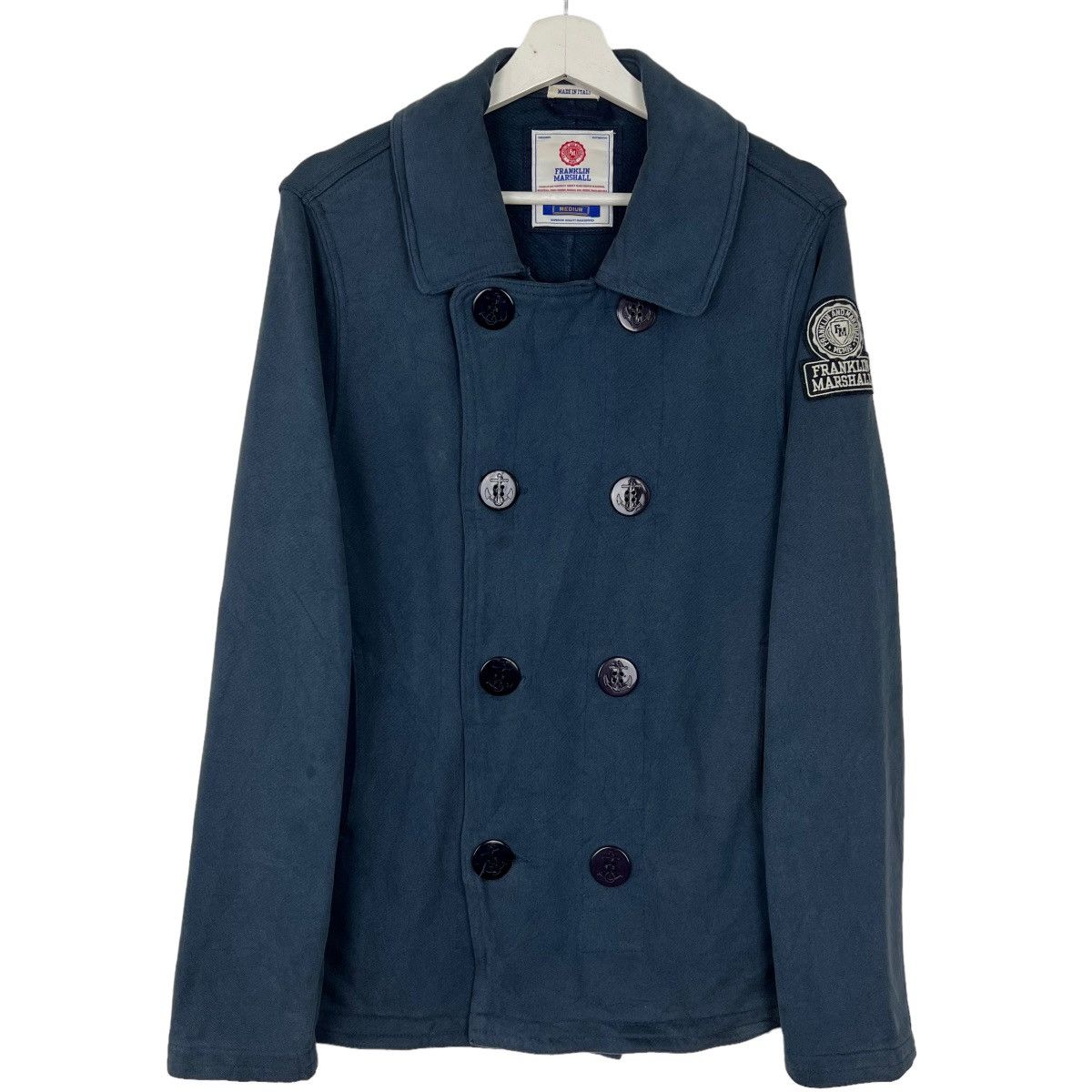 Franklin & Marshall 🔥 FRANKLIN & MARSHALL NAVY JACKET MADE IN ITALY Size US M / EU 48-50 / 2 - 1 Thumbnail