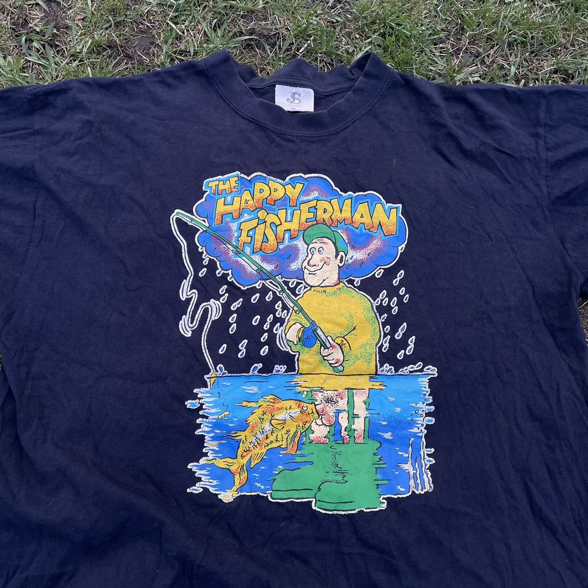Vintage Vintage Y2K ADULT “ Fisher Man Saki Saki “ Buymypiece Tee Size US L / EU 52-54 / 3 - 5 Thumbnail
