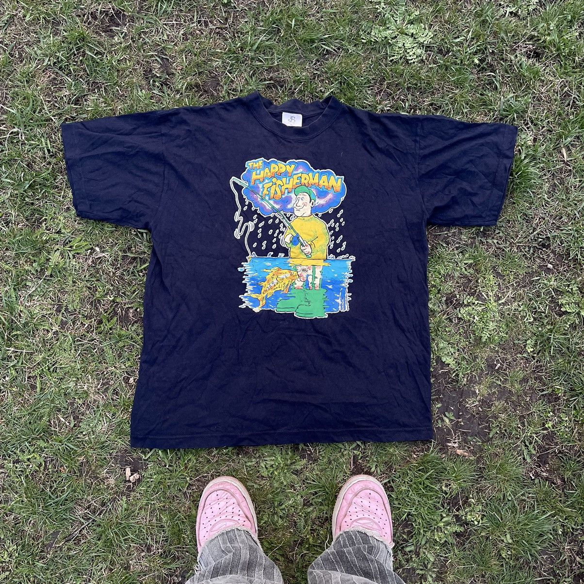Vintage Vintage Y2K ADULT “ Fisher Man Saki Saki “ Buymypiece Tee Size US L / EU 52-54 / 3 - 1 Thumbnail