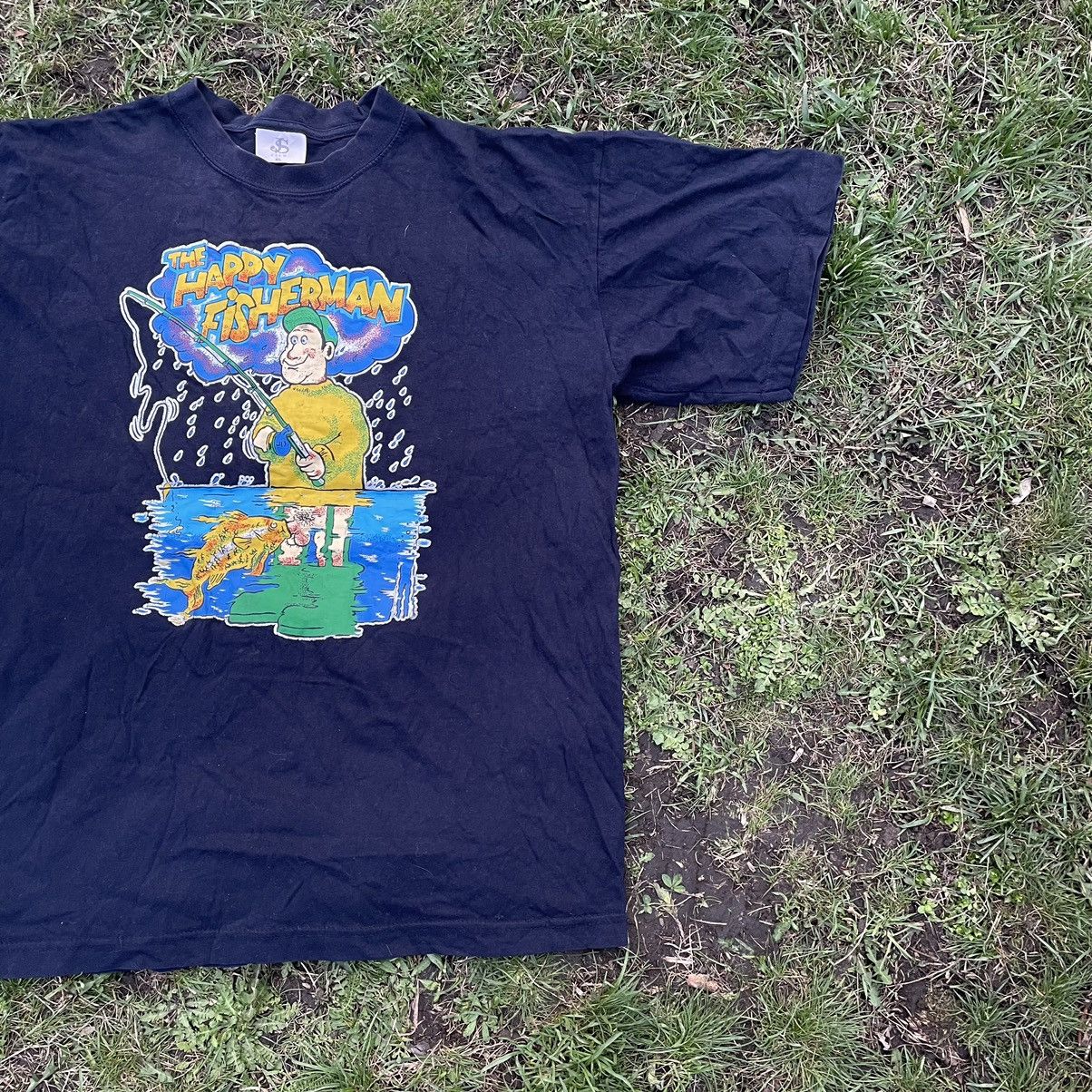 Vintage Vintage Y2K ADULT “ Fisher Man Saki Saki “ Buymypiece Tee Size US L / EU 52-54 / 3 - 3 Thumbnail