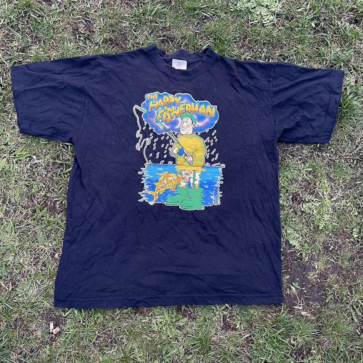 Vintage Vintage Y2K ADULT “ Fisher Man Saki Saki “ Buymypiece Tee Size US L / EU 52-54 / 3 - 2 Thumbnail