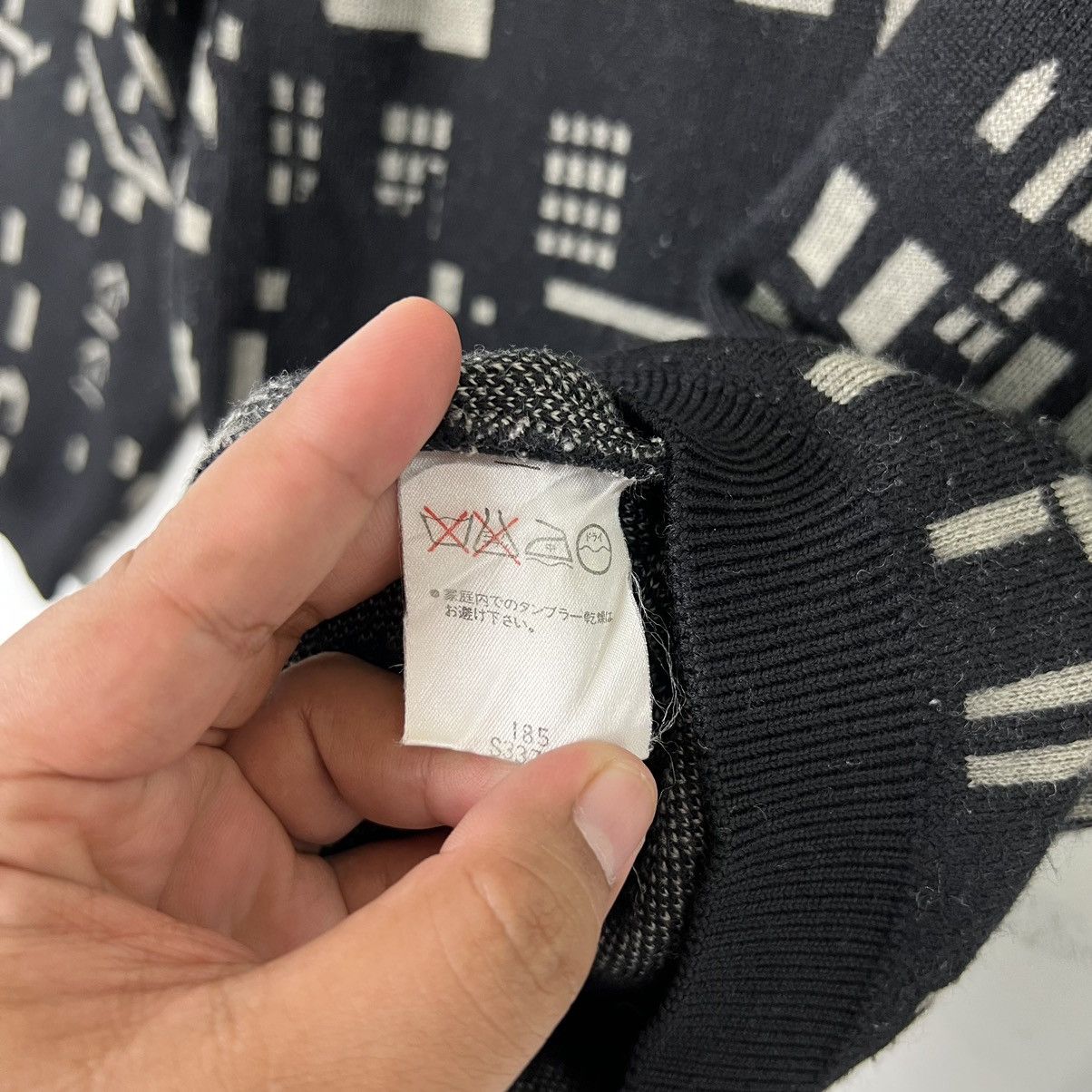 Aran Isles Knitwear × Japanese Brand 🔥 SENINON POUR LES BOUTIQUES KNITTED Size US M / EU 48-50 / 2 - 8 Thumbnail