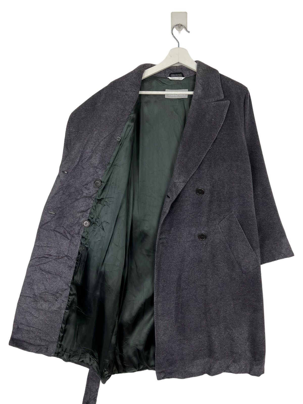 Max Mara 🔥 MAX MARA DOUBLE BUTTON WITH BELT OVERCOAT MADE IN ITALY Size M / US 6-8 / IT 42-44 - 4 Thumbnail