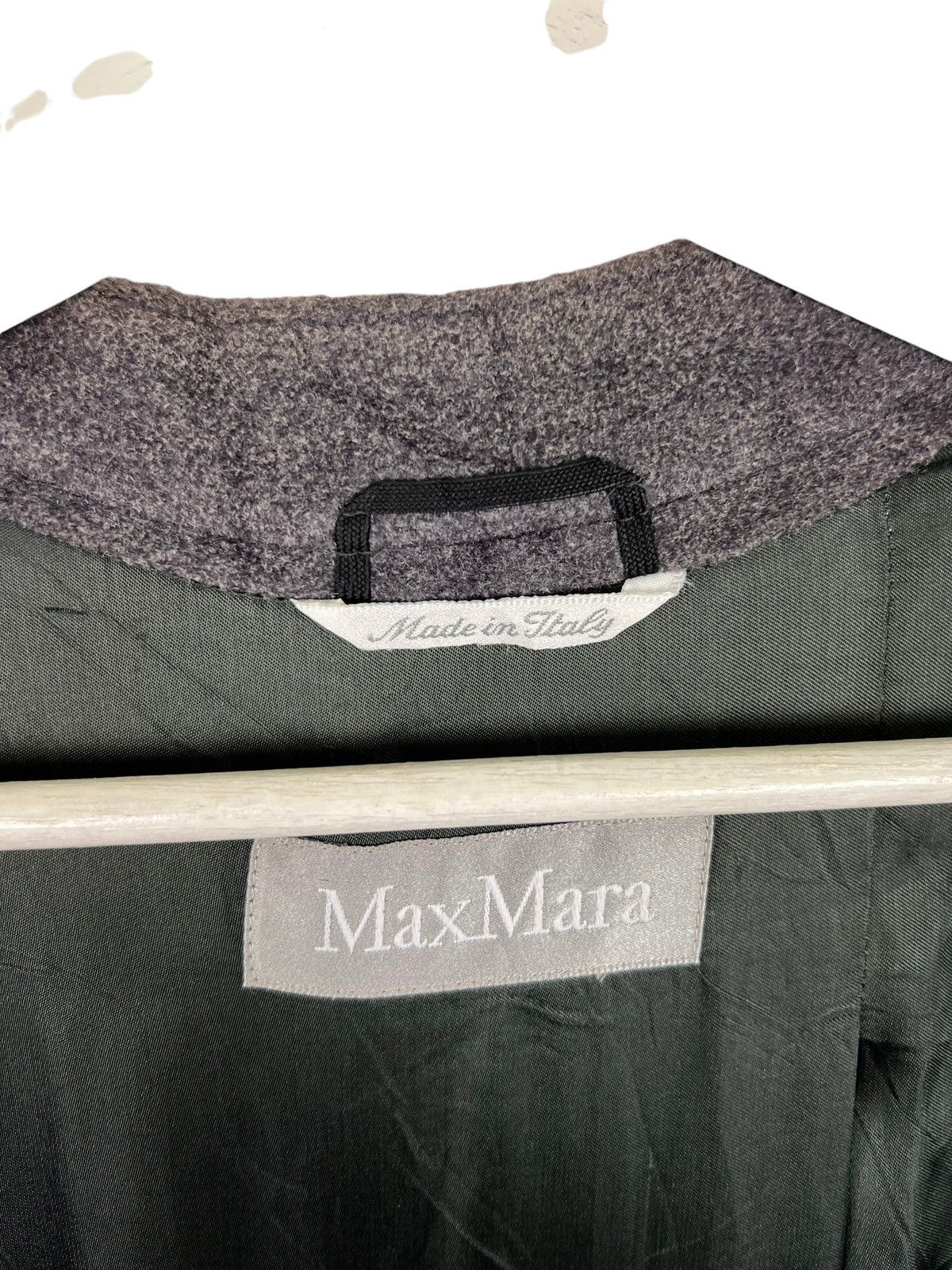 Max Mara 🔥 MAX MARA DOUBLE BUTTON WITH BELT OVERCOAT MADE IN ITALY Size M / US 6-8 / IT 42-44 - 8 Thumbnail