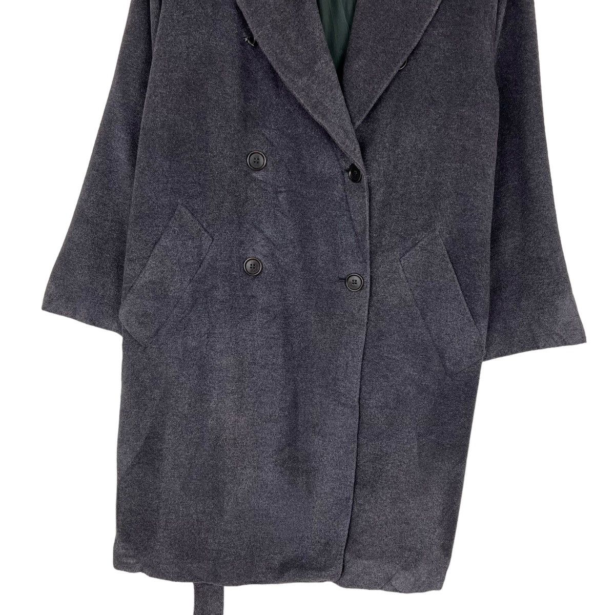 Max Mara 🔥 MAX MARA DOUBLE BUTTON WITH BELT OVERCOAT MADE IN ITALY Size M / US 6-8 / IT 42-44 - 3 Thumbnail