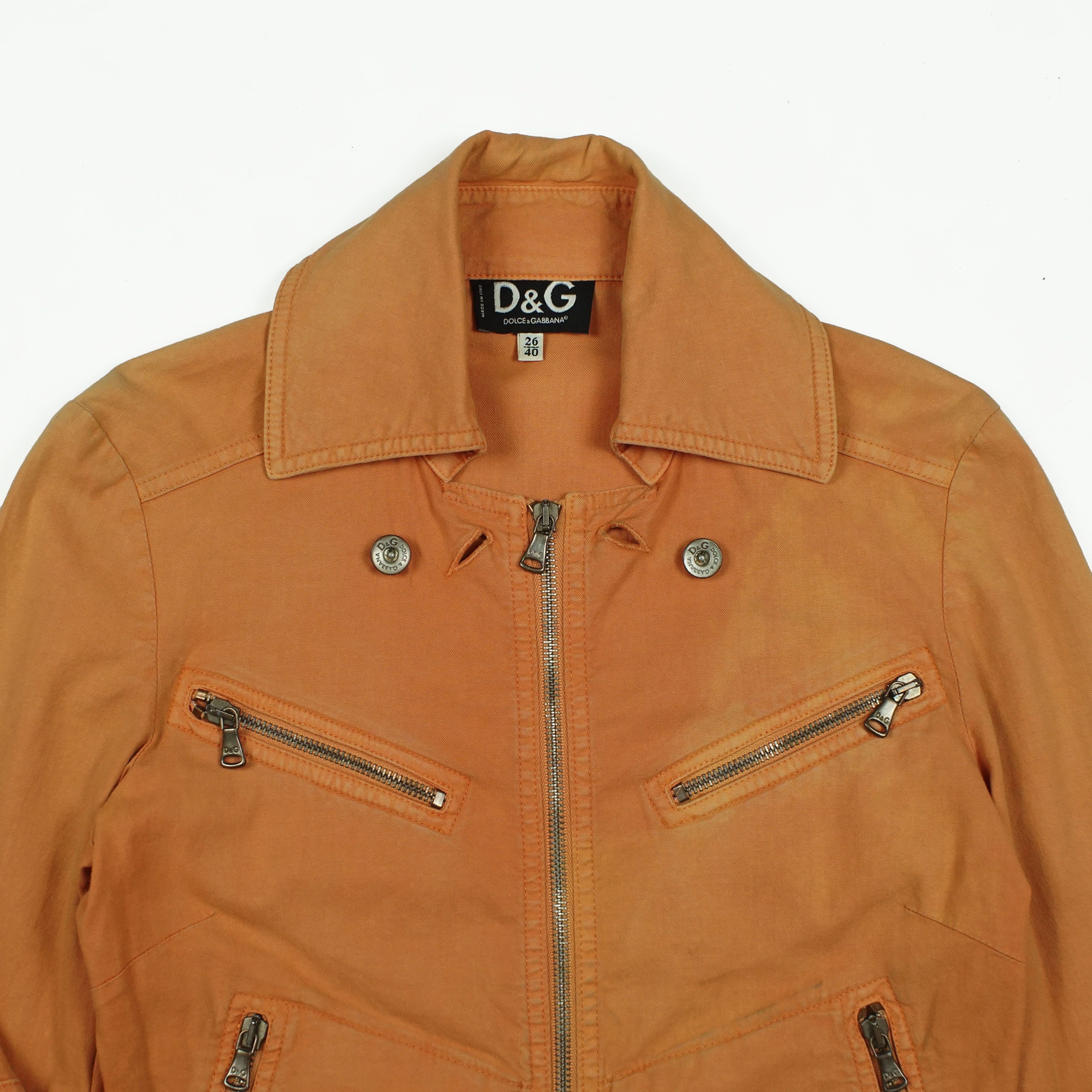 Dolce & Gabbana *NoTariff Dolce & Gabbana Multipocket Zip Jacket Size S / US 4 / IT 40 - 3 Thumbnail
