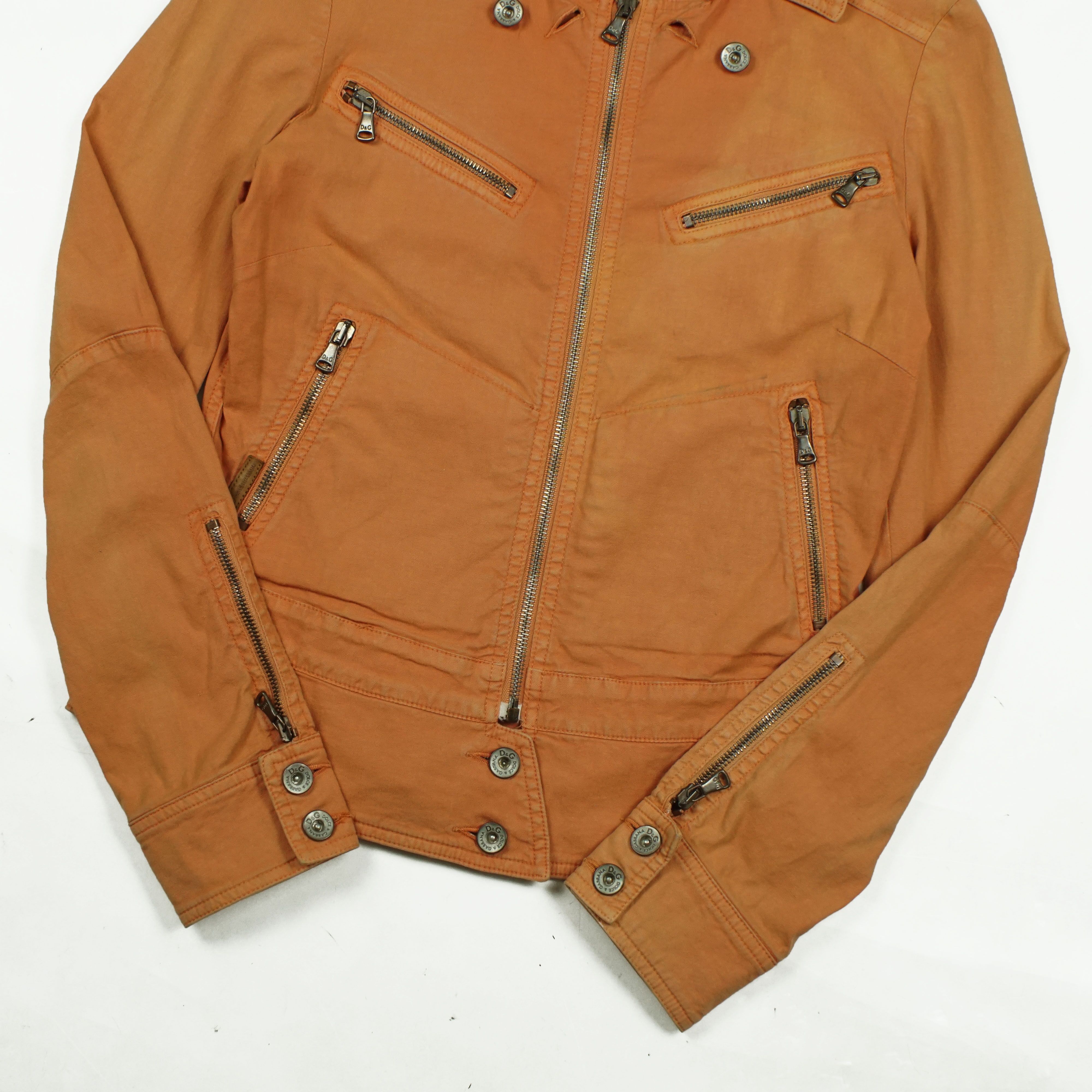 Dolce & Gabbana *NoTariff Dolce & Gabbana Multipocket Zip Jacket Size S / US 4 / IT 40 - 2 Thumbnail