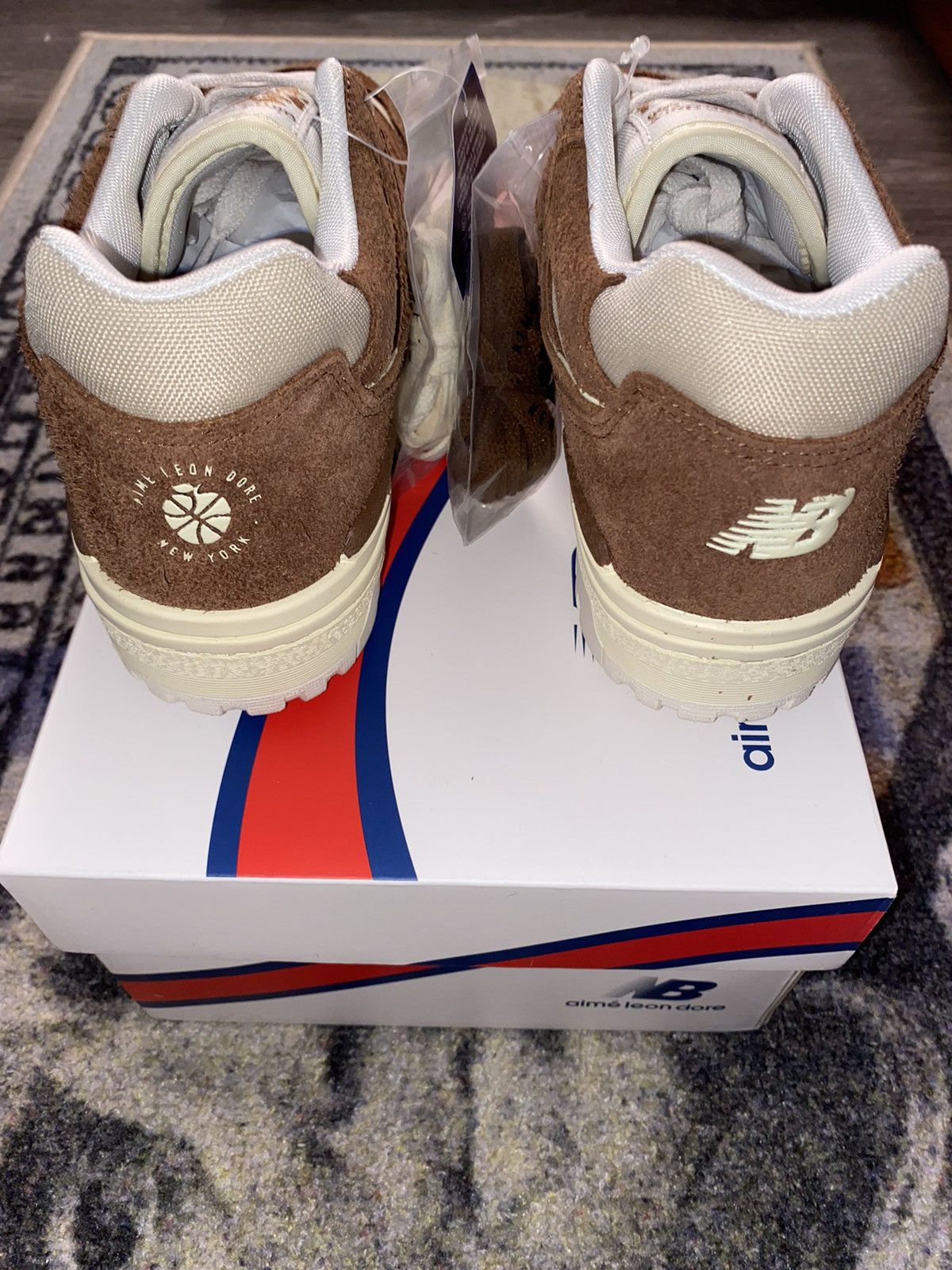 Aime Leon Dore × New Balance New Balance 550 Aime Leon Dore Brown Suede Size US 5.5 / IT 35.5 - 4 Thumbnail