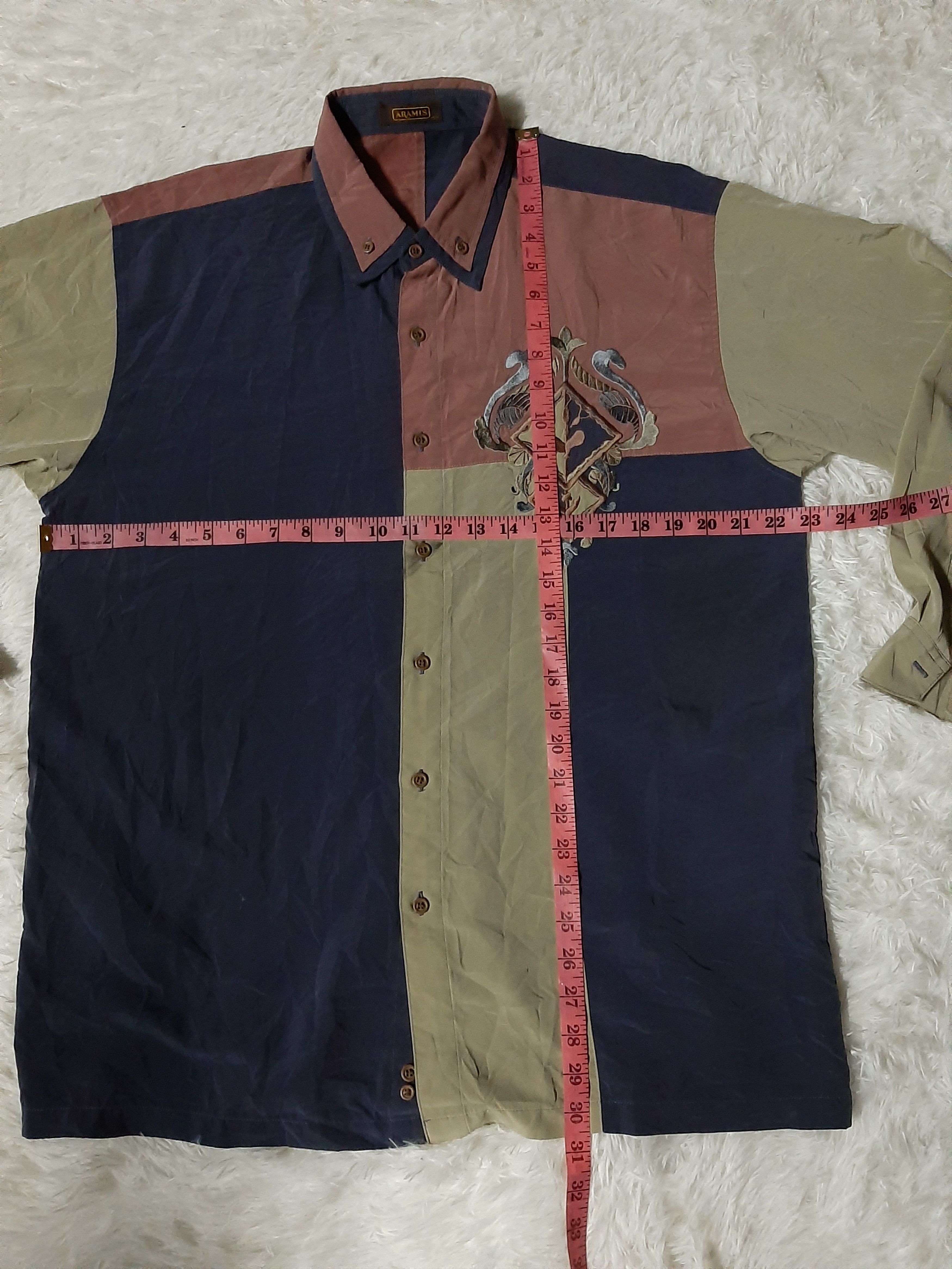 Designer × Vintage VINTAGE ARAMIS SHIRT BUTTON UP EMBROIDERY Size US L / EU 52-54 / 3 - 6 Thumbnail