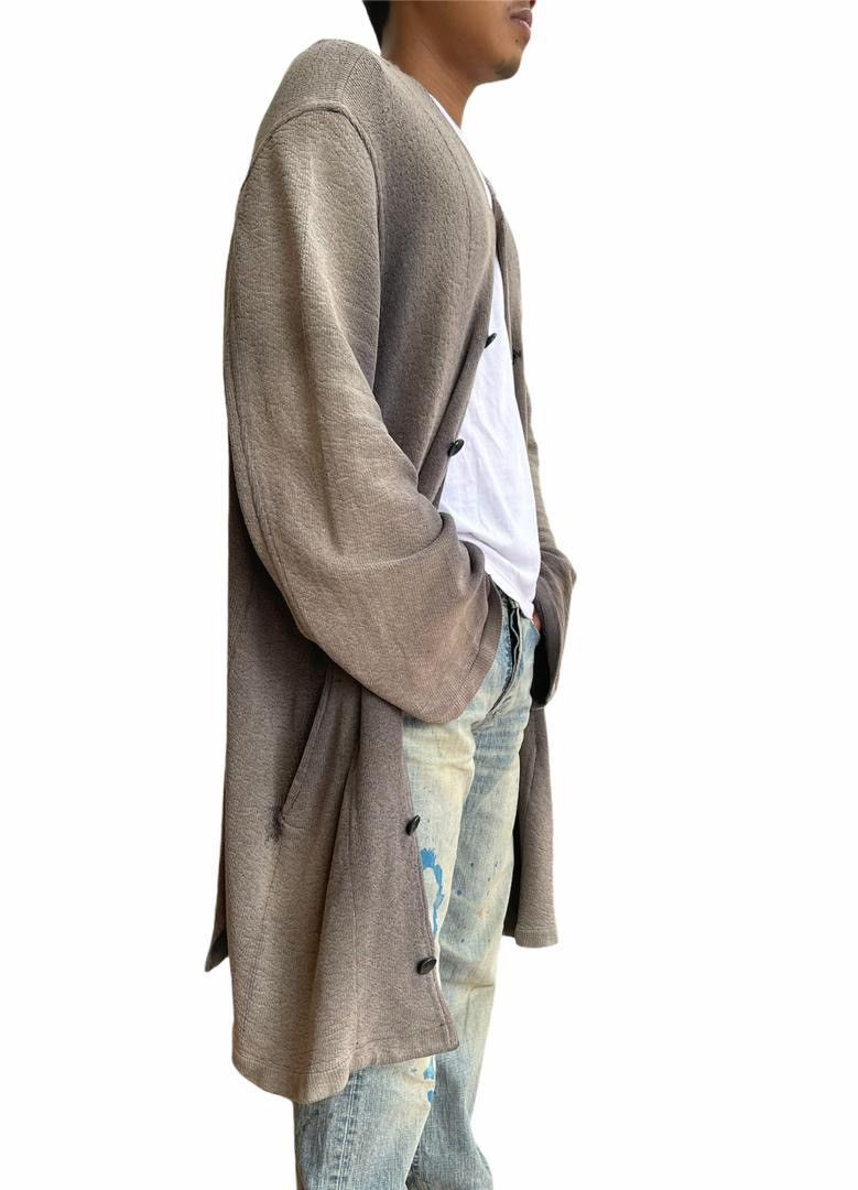 Yohji Yamamoto RIPPED!!! Super Distressed Sunfaded Long Jacket Size US M / EU 48-50 / 2 - 9 Thumbnail