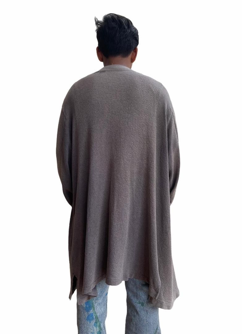 Yohji Yamamoto RIPPED!!! Super Distressed Sunfaded Long Jacket Size US M / EU 48-50 / 2 - 6 Thumbnail