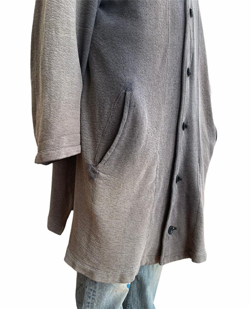 Yohji Yamamoto RIPPED!!! Super Distressed Sunfaded Long Jacket Size US M / EU 48-50 / 2 - 14 Thumbnail