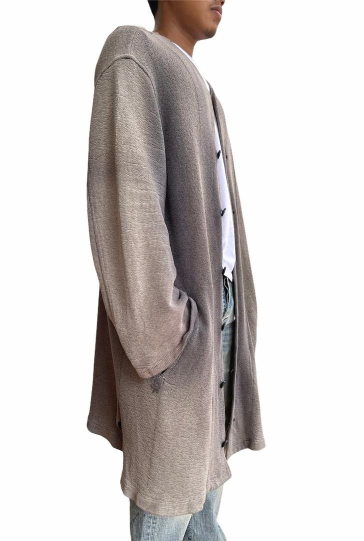 Yohji Yamamoto RIPPED!!! Super Distressed Sunfaded Long Jacket Size US M / EU 48-50 / 2 - 8 Thumbnail