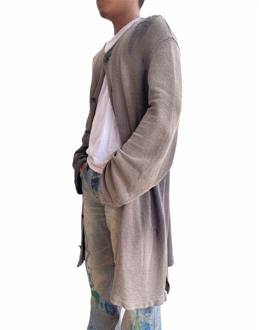 Yohji Yamamoto RIPPED!!! Super Distressed Sunfaded Long Jacket Size US M / EU 48-50 / 2 - 7 Thumbnail