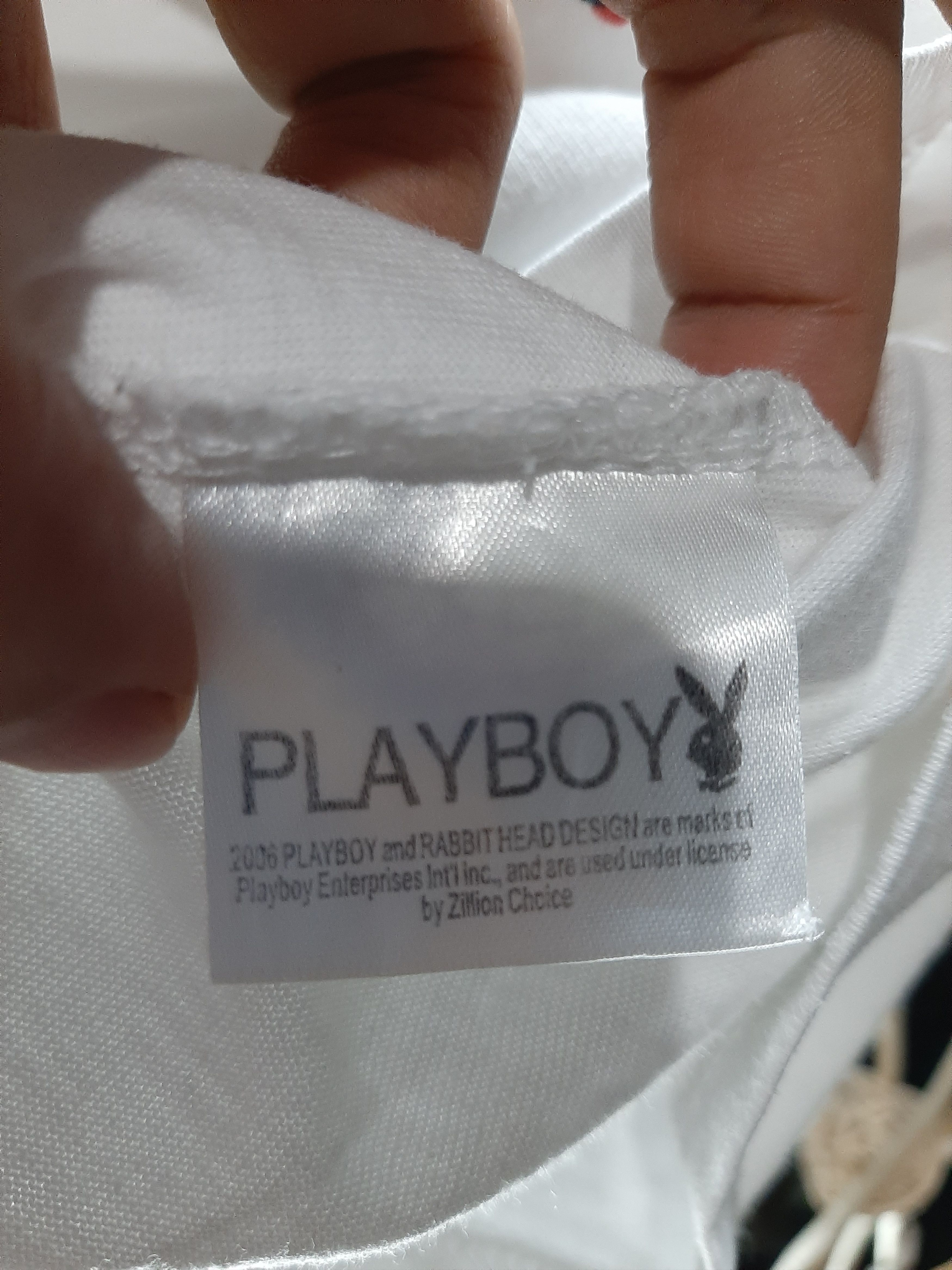 Playboy × Vintage VINTAGE PLAY BOY AMERICAN FLAG BIG BUNNY LOGO TEE.. Size US S / EU 44-46 / 1 - 6 Thumbnail