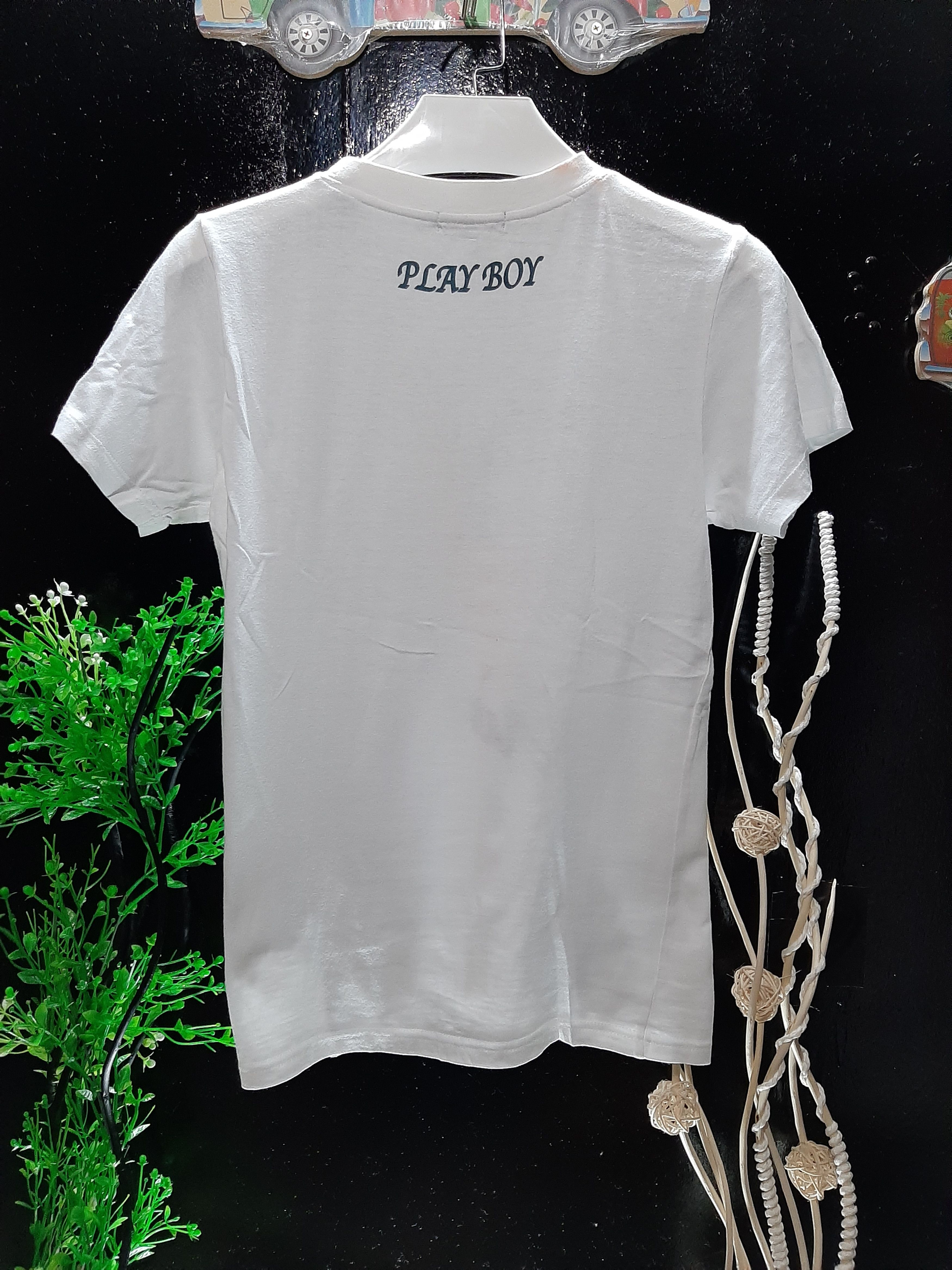 Playboy × Vintage VINTAGE PLAY BOY AMERICAN FLAG BIG BUNNY LOGO TEE.. Size US S / EU 44-46 / 1 - 7 Thumbnail