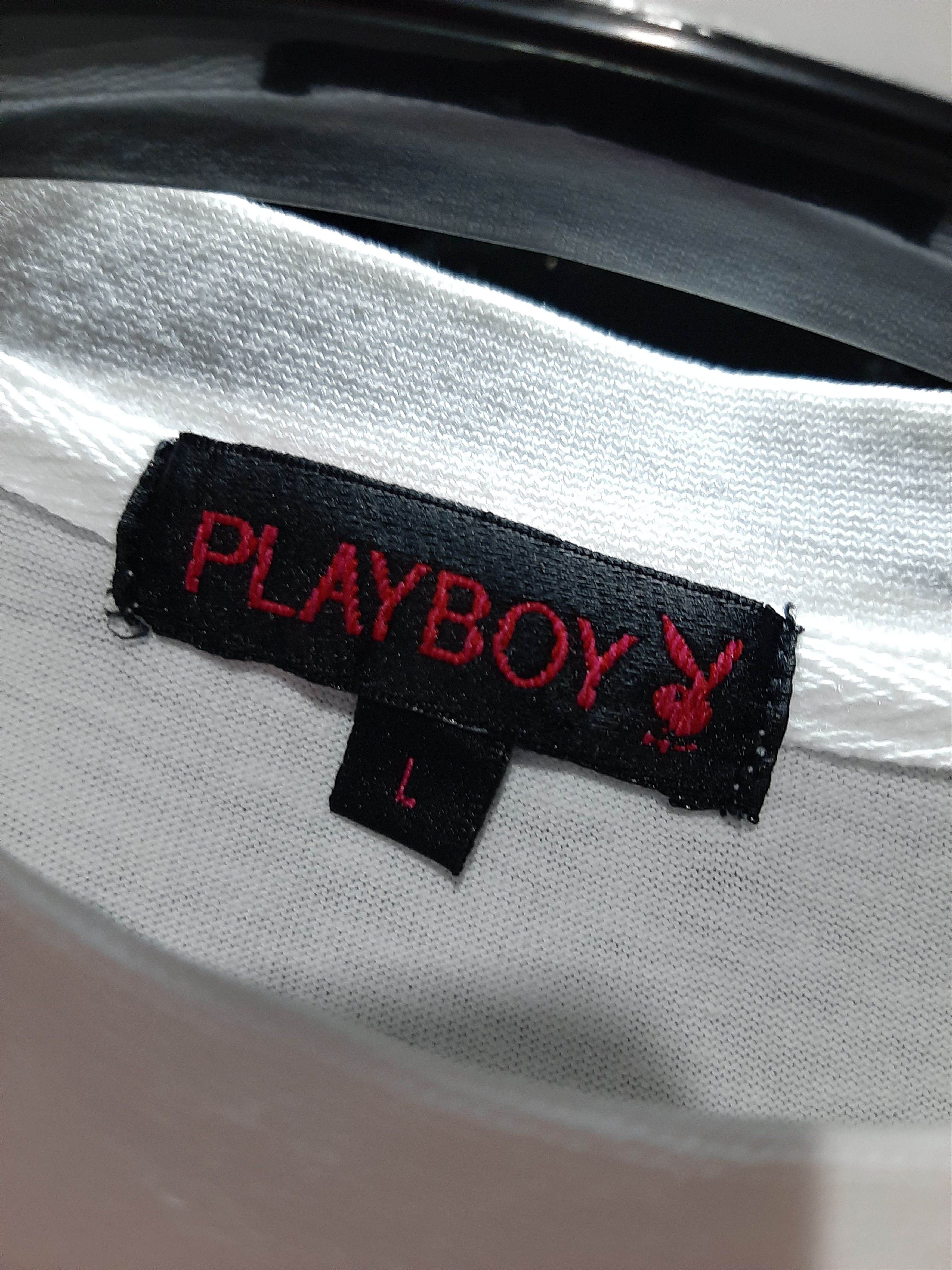 Playboy × Vintage VINTAGE PLAY BOY AMERICAN FLAG BIG BUNNY LOGO TEE.. Size US S / EU 44-46 / 1 - 4 Thumbnail