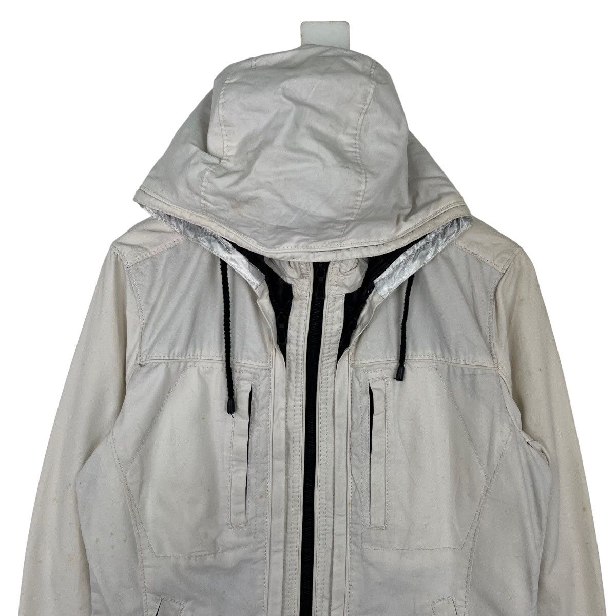 Japanese Brand NICOLE CLUB CARGO SURVIVAL HOODIES JACKET Size US M / EU 48-50 / 2 - 3 Thumbnail