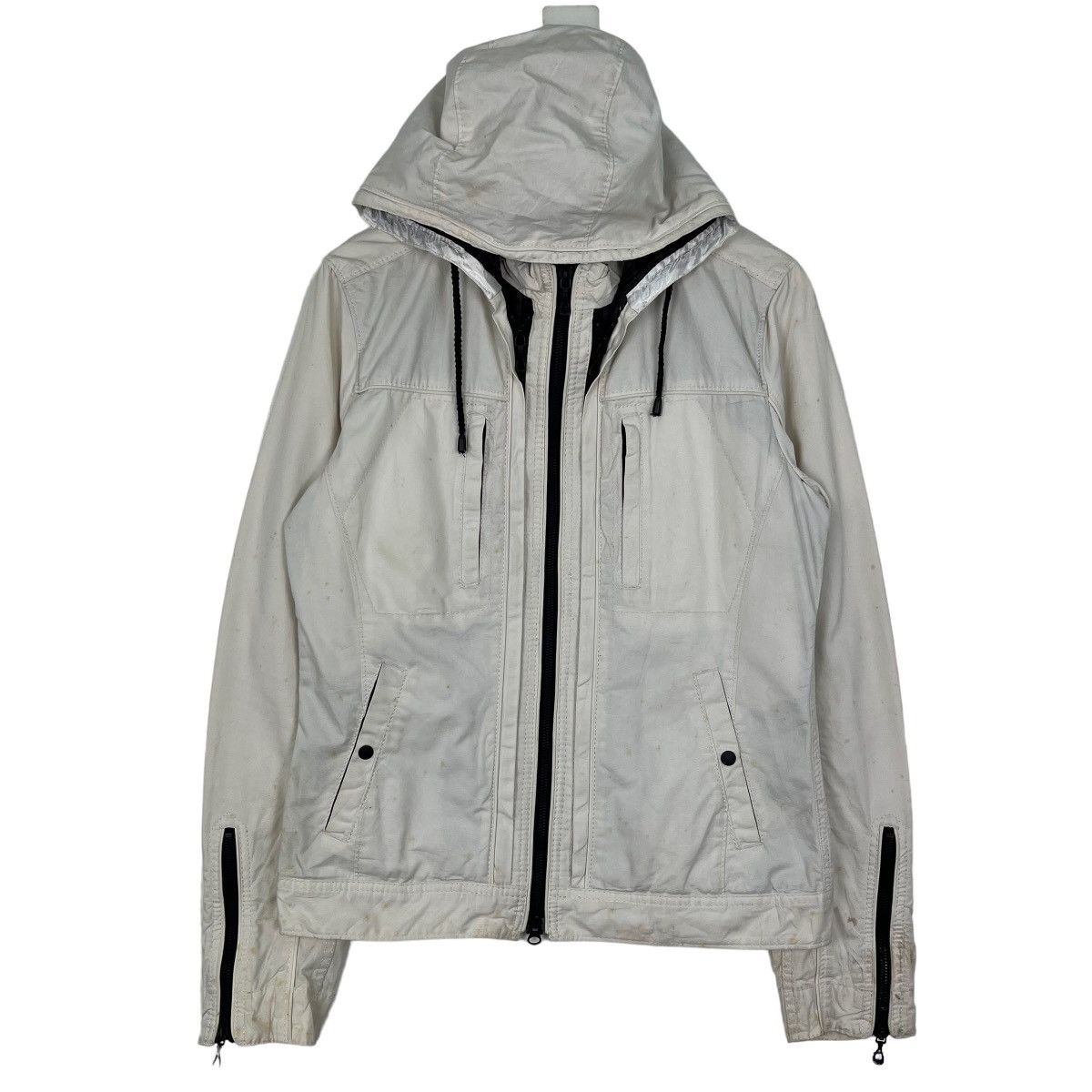 Japanese Brand NICOLE CLUB CARGO SURVIVAL HOODIES JACKET Size US M / EU 48-50 / 2 - 1 Thumbnail