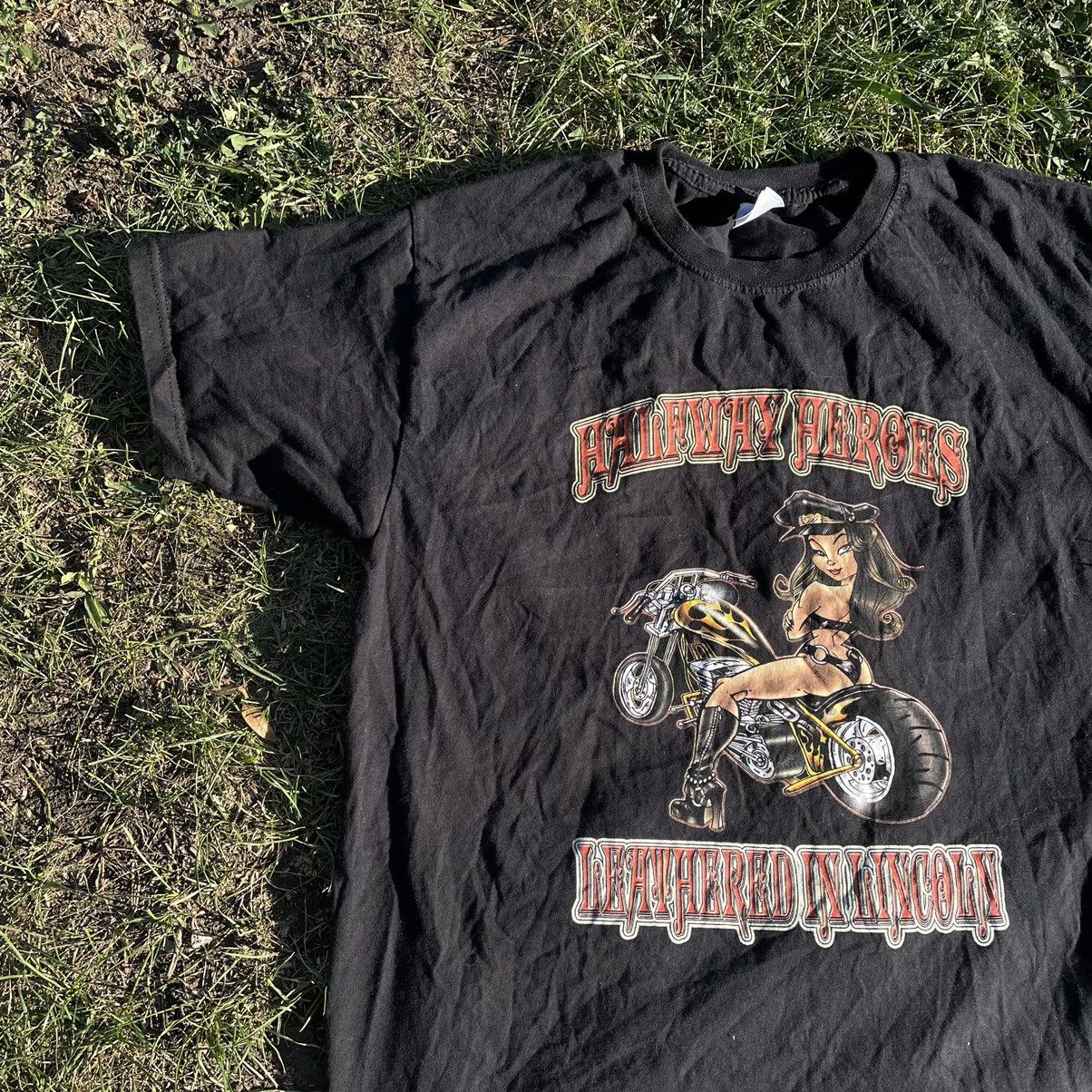 Vintage Vintage Y2K Harley Davidson Sun Faded Graphic Tee Biker L Size US L / EU 52-54 / 3 - 4 Thumbnail