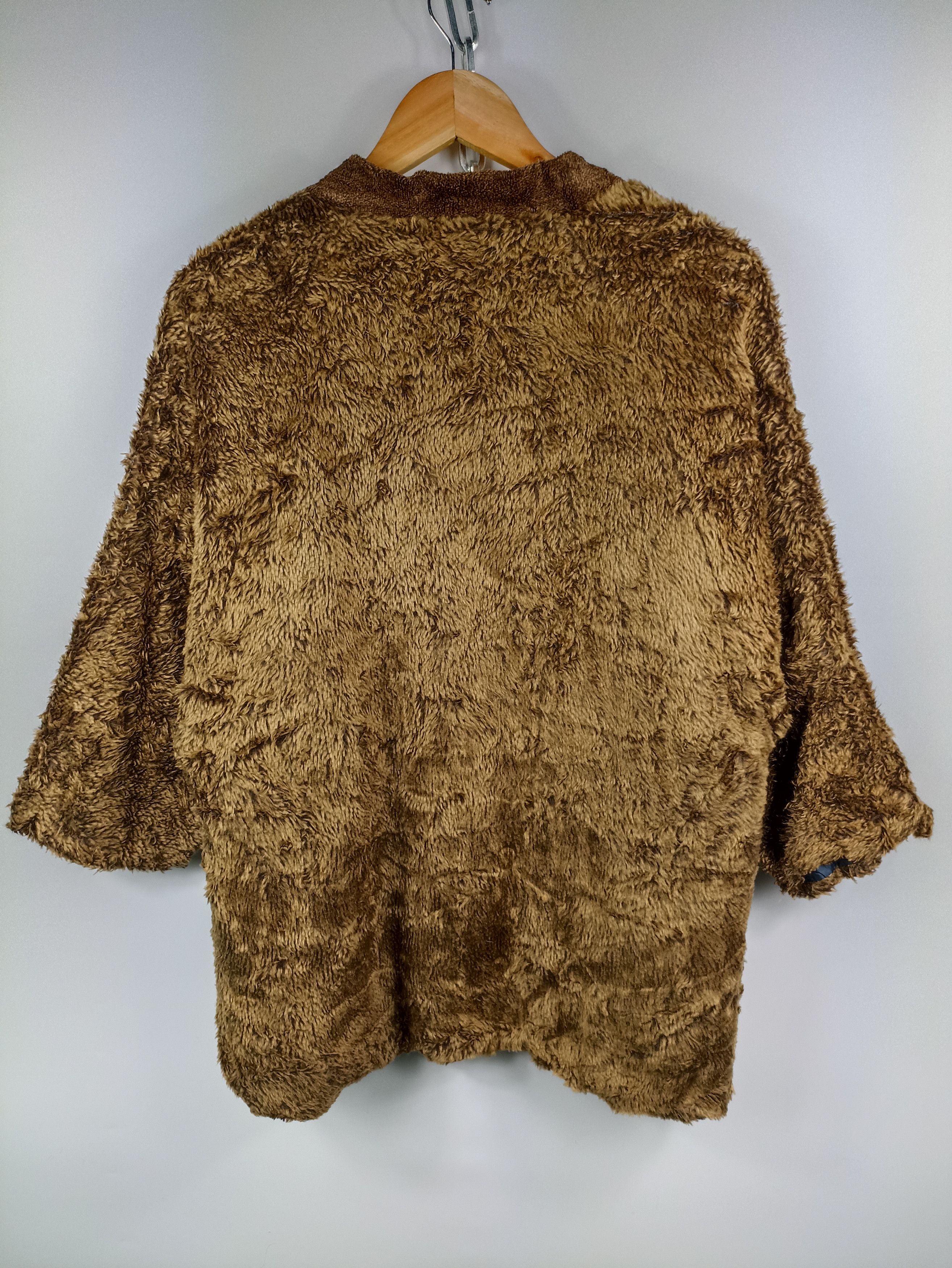 Japanese Brand × Vintage Vintage pile Fleece Kimono Cardigan Size US S / EU 44-46 / 1 - 6 Thumbnail