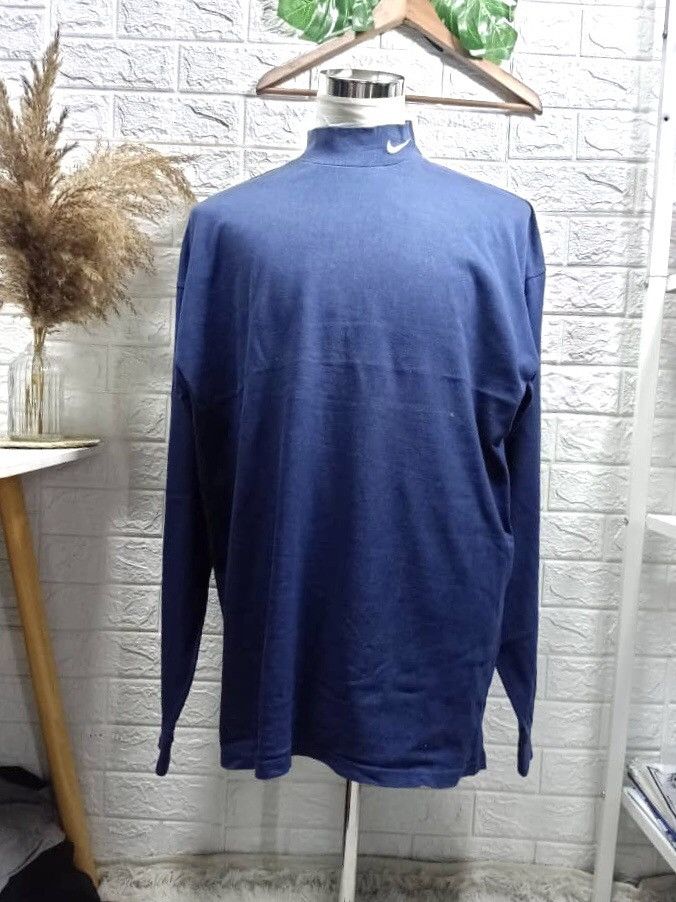 Nike × Vintage VINTAGE 90s NIKE TURTLE NECK LONG SLEEVE Size US XL / EU 56 / 4 - 1 Thumbnail