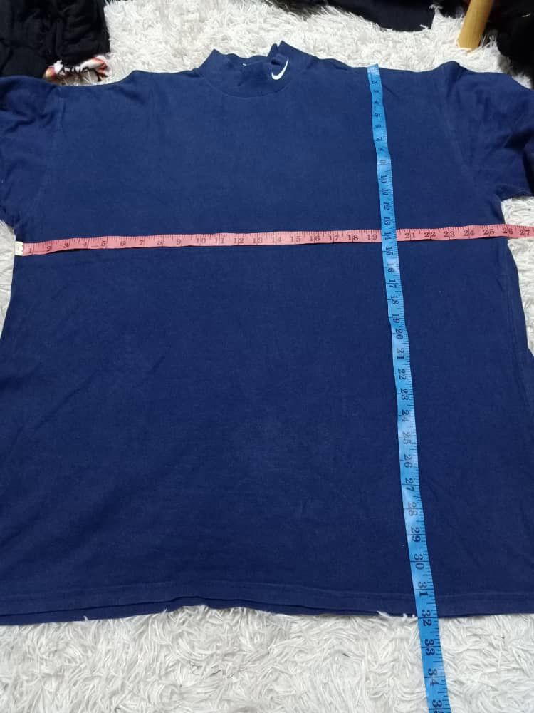 Nike × Vintage VINTAGE 90s NIKE TURTLE NECK LONG SLEEVE Size US XL / EU 56 / 4 - 6 Thumbnail