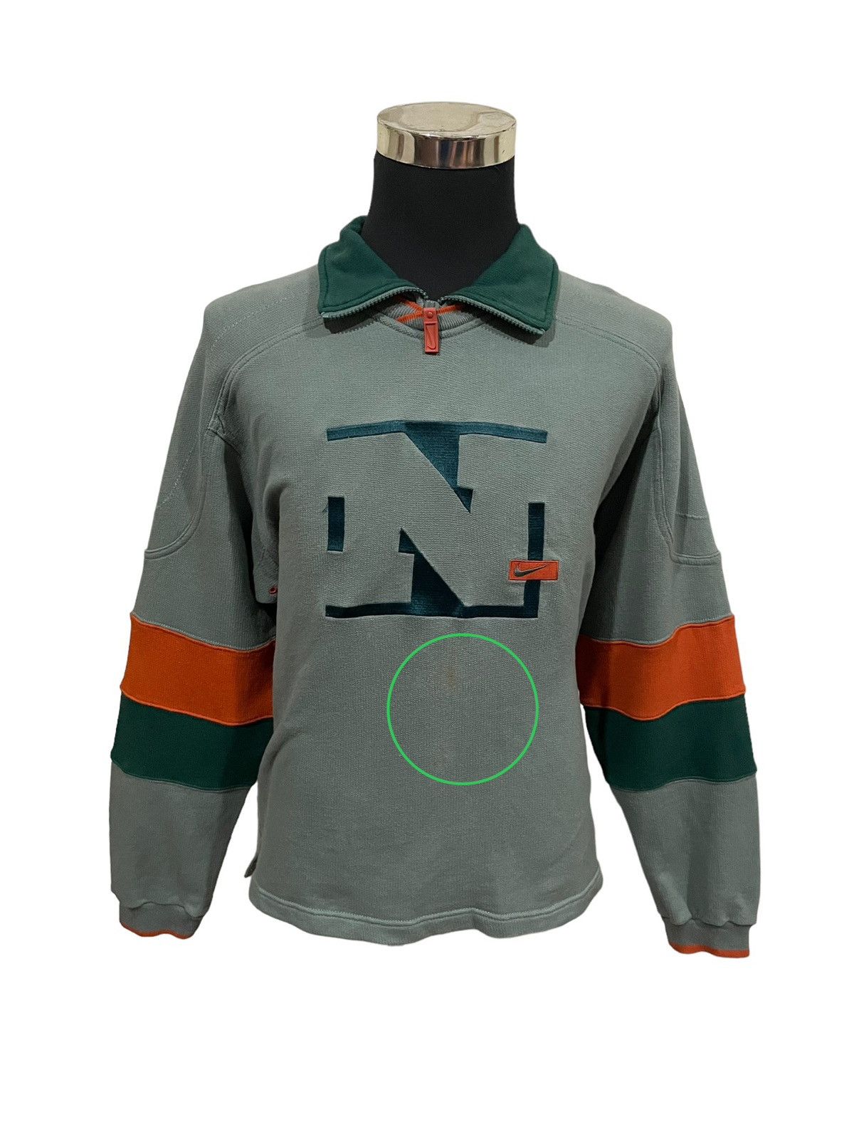 Rare🔥Nike 90s Vintage Colour Block Jumper Sweater