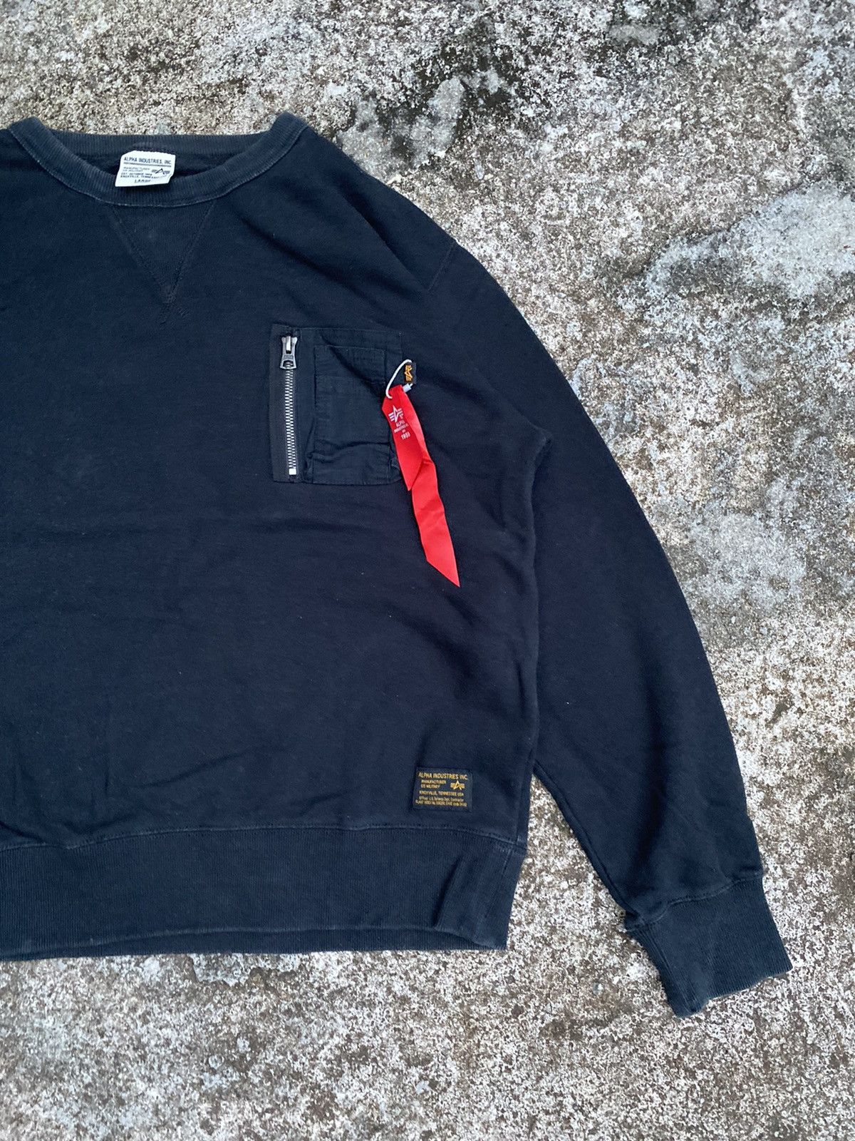 Alpha Industries Alpha Industries, Inc Single Pocket Sweatshirt Size US L / EU 52-54 / 3 - 3 Thumbnail