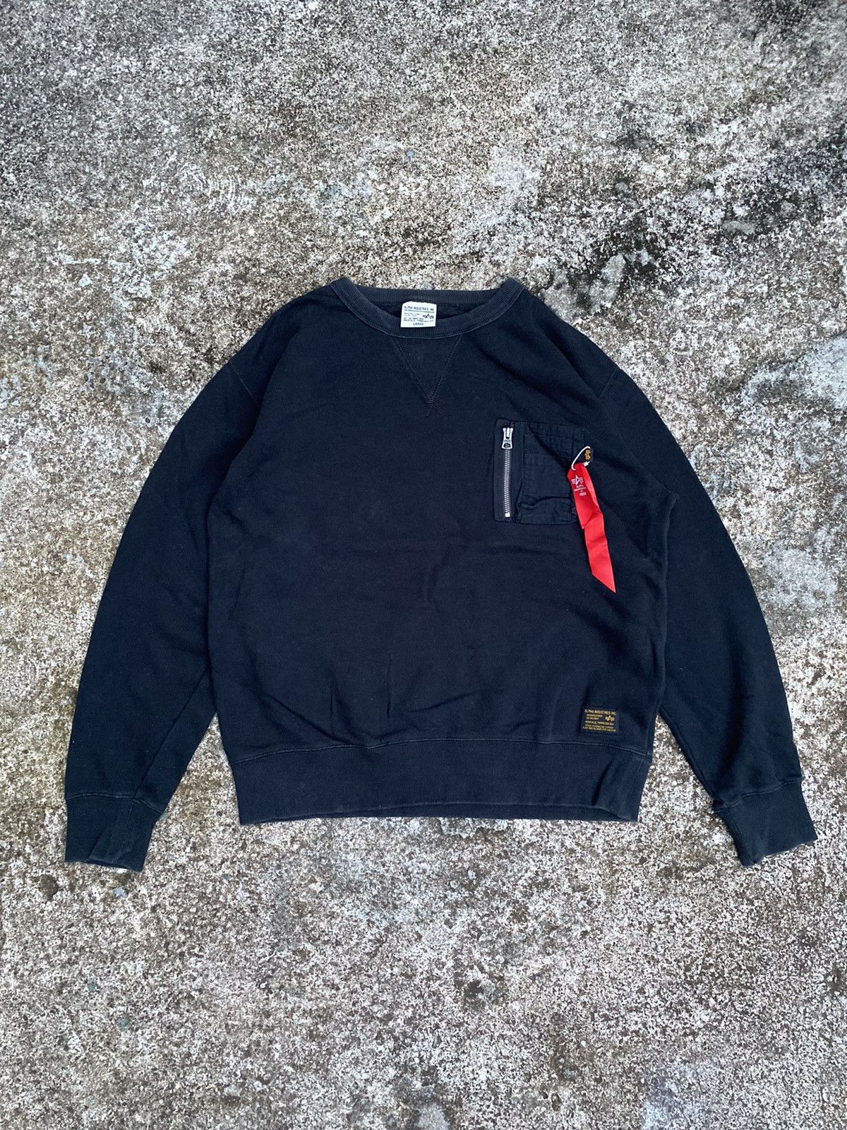 Alpha Industries Alpha Industries, Inc Single Pocket Sweatshirt Size US L / EU 52-54 / 3 - 1 Thumbnail