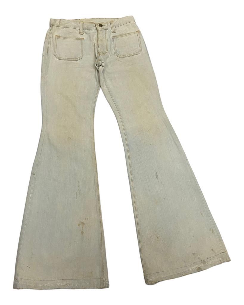 Hysteric Glamour 🔥FLARE JEANS JOHN BULL DISTRESSED FADED BOOTCUT DENIM JEANS Size US 28 / EU 44 - 6 Thumbnail