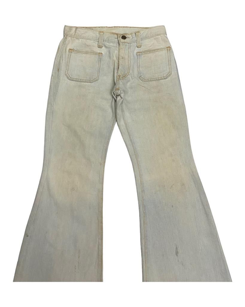 Hysteric Glamour 🔥FLARE JEANS JOHN BULL DISTRESSED FADED BOOTCUT DENIM JEANS Size US 28 / EU 44 - 3 Thumbnail