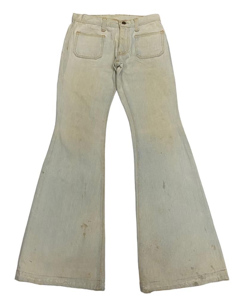 Hysteric Glamour 🔥FLARE JEANS JOHN BULL DISTRESSED FADED BOOTCUT DENIM JEANS Size US 28 / EU 44 - 1 Thumbnail