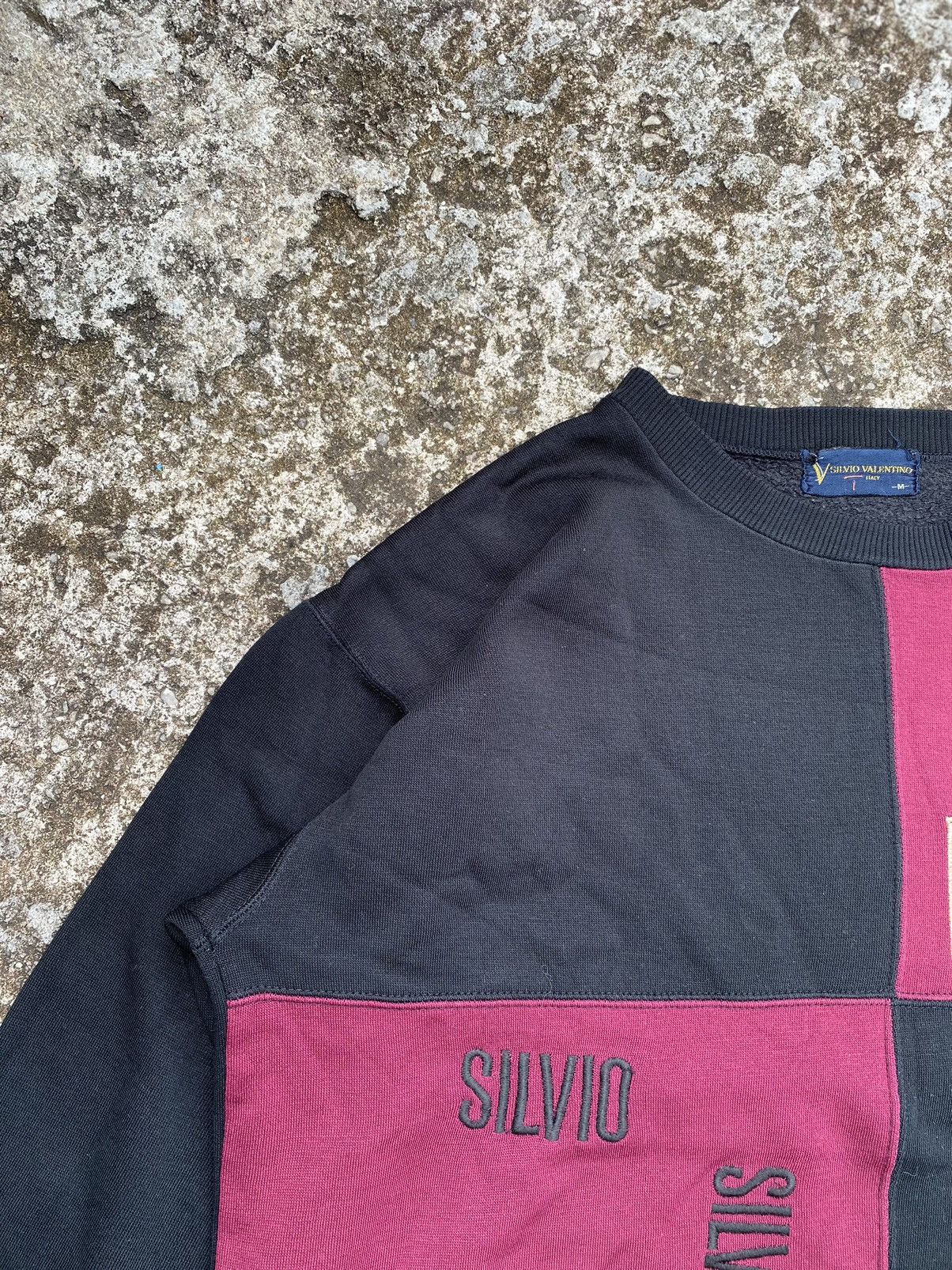Vintage Vintage Silvio Valentino Embroidered Sweatshirt Size US M / EU 48-50 / 2 - 6 Thumbnail