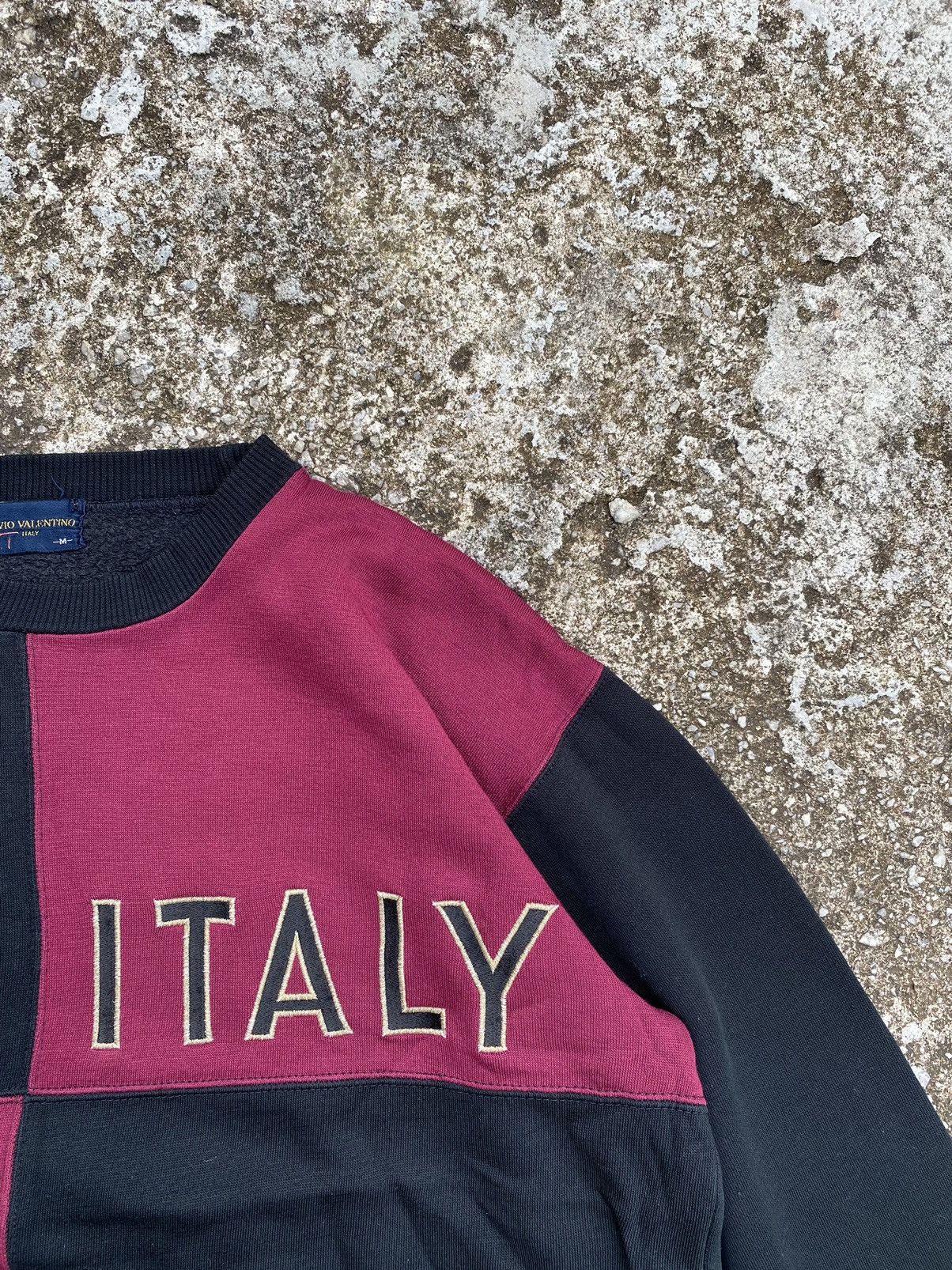 Vintage Vintage Silvio Valentino Embroidered Sweatshirt Size US M / EU 48-50 / 2 - 4 Thumbnail
