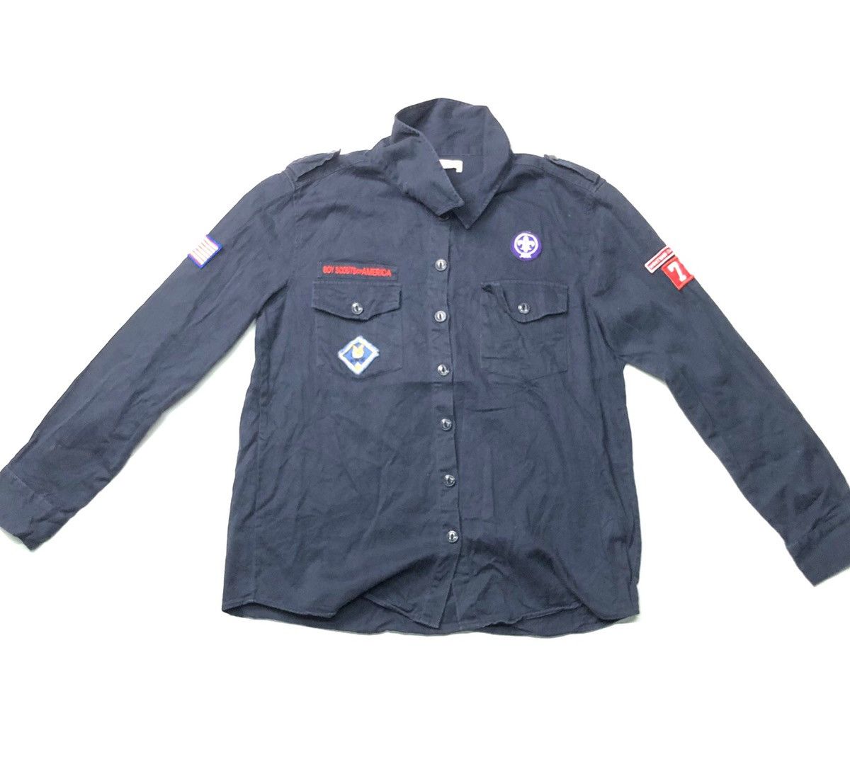 Japanese Brand × Vintage VINTAGE BROWNY BOY SCOUT OF AMERICAN SHIRT LOT OF PATCHES Size US M / EU 48-50 / 2 - 1 Thumbnail