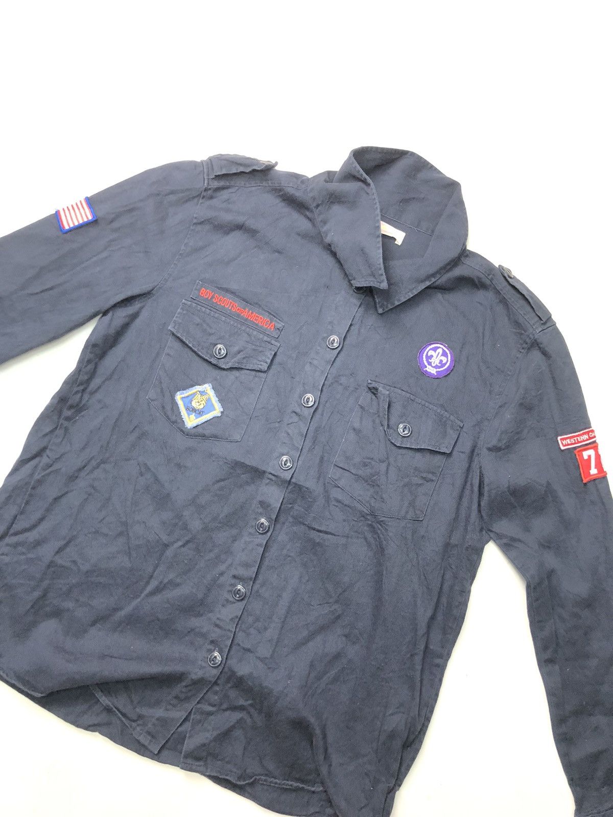 Japanese Brand × Vintage VINTAGE BROWNY BOY SCOUT OF AMERICAN SHIRT LOT OF PATCHES Size US M / EU 48-50 / 2 - 2 Thumbnail
