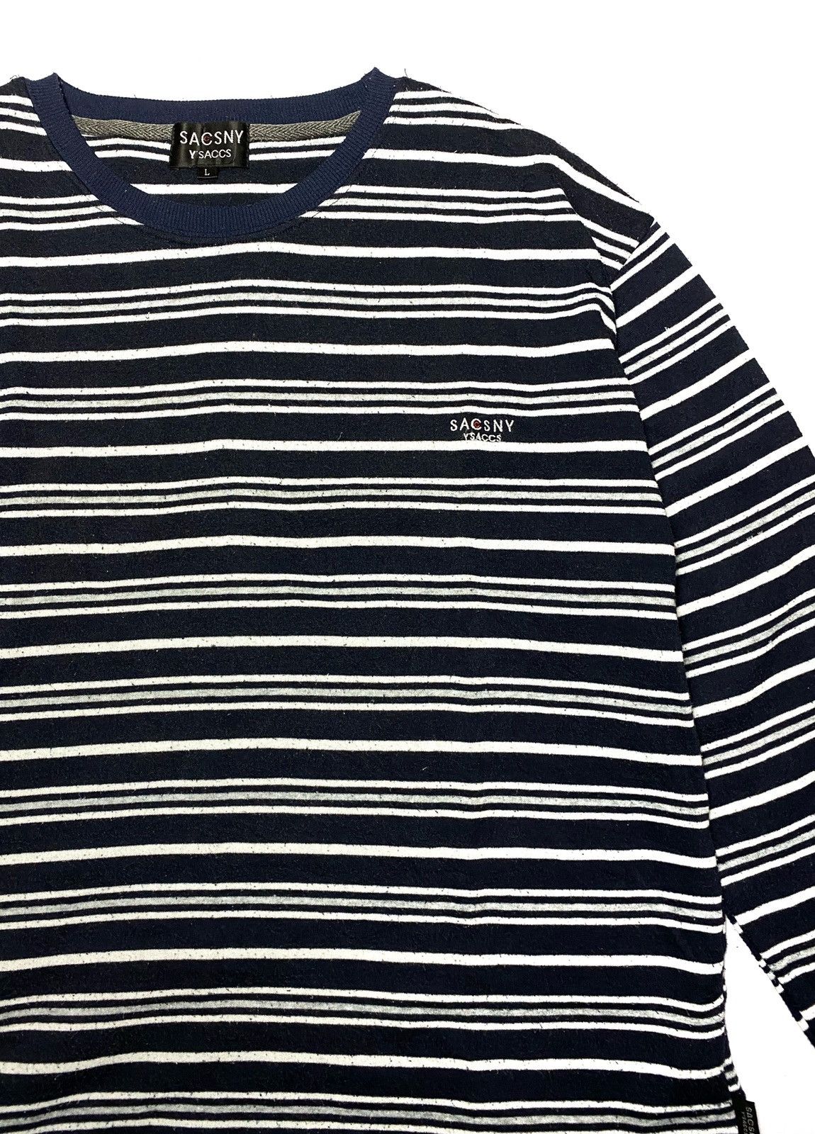 Japanese Brand Yohji Yamamoto Sacsny Ysaccs Fleece Sweater Size US L / EU 52-54 / 3 - 3 Thumbnail