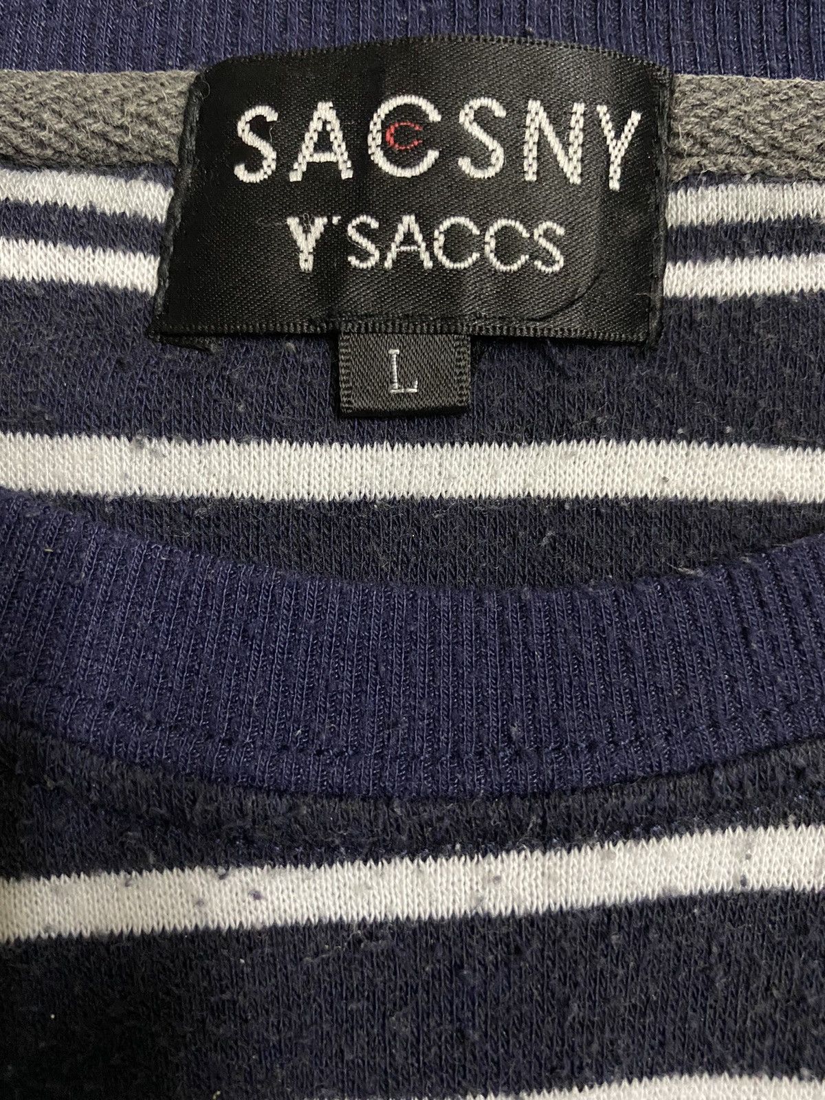 Japanese Brand Yohji Yamamoto Sacsny Ysaccs Fleece Sweater Size US L / EU 52-54 / 3 - 6 Thumbnail