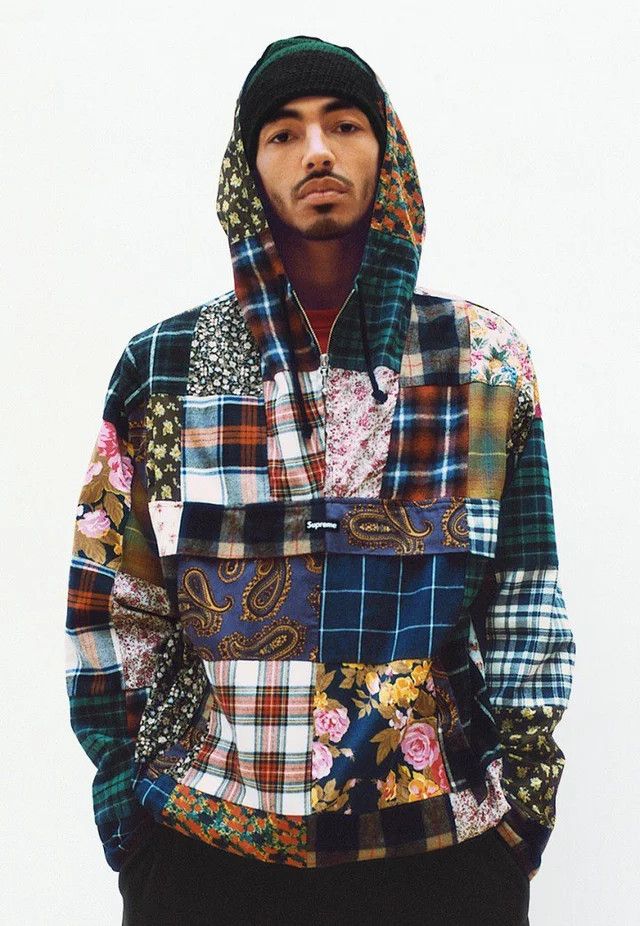 Supreme Patchwork Anorak | Grailed