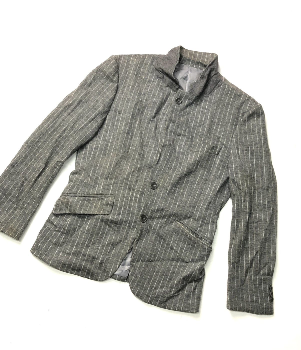 Takeo Kikuchi × Vintage VINTAGE TAKEO KIKUCHI STRIPE BLAZER Size US S / EU 44-46 / 1 - 4 Thumbnail