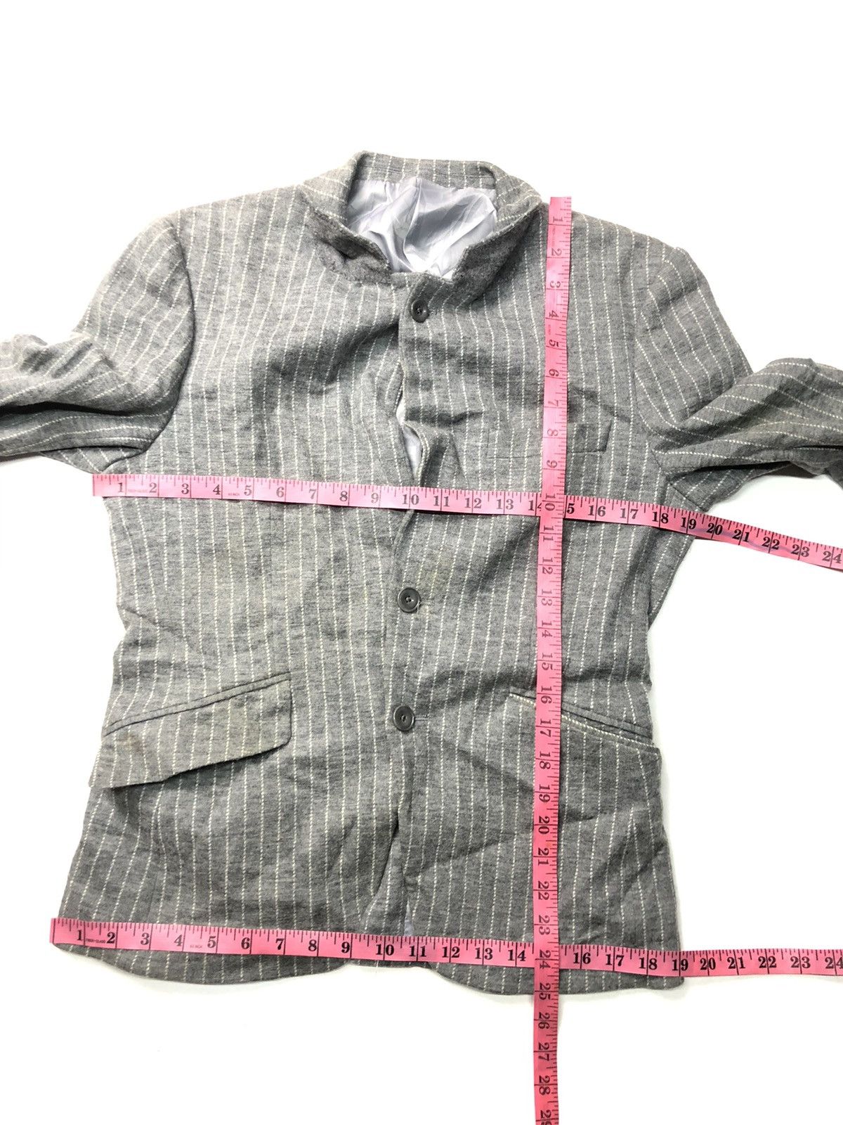 Takeo Kikuchi × Vintage VINTAGE TAKEO KIKUCHI STRIPE BLAZER Size US S / EU 44-46 / 1 - 12 Thumbnail