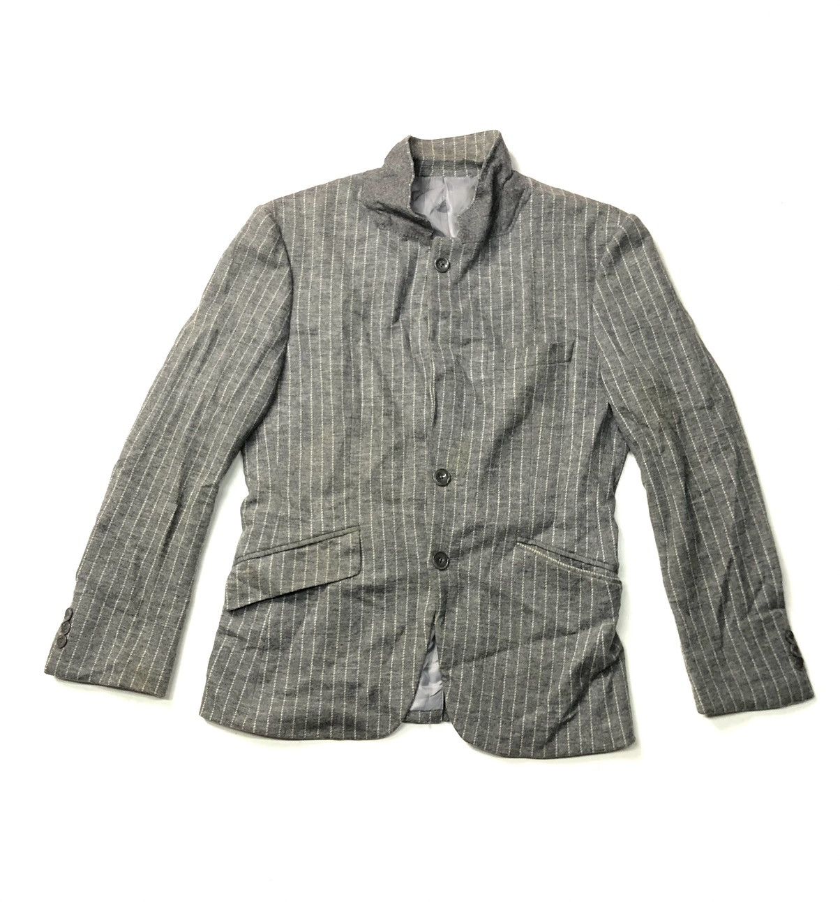 Takeo Kikuchi × Vintage VINTAGE TAKEO KIKUCHI STRIPE BLAZER Size US S / EU 44-46 / 1 - 3 Thumbnail