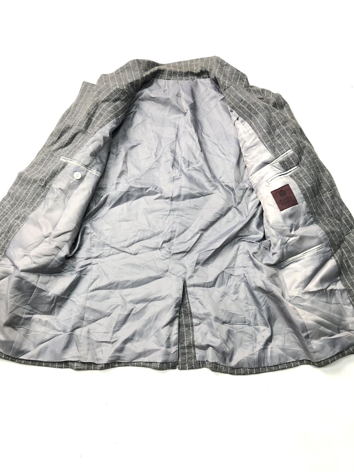 Takeo Kikuchi × Vintage VINTAGE TAKEO KIKUCHI STRIPE BLAZER Size US S / EU 44-46 / 1 - 1 Thumbnail